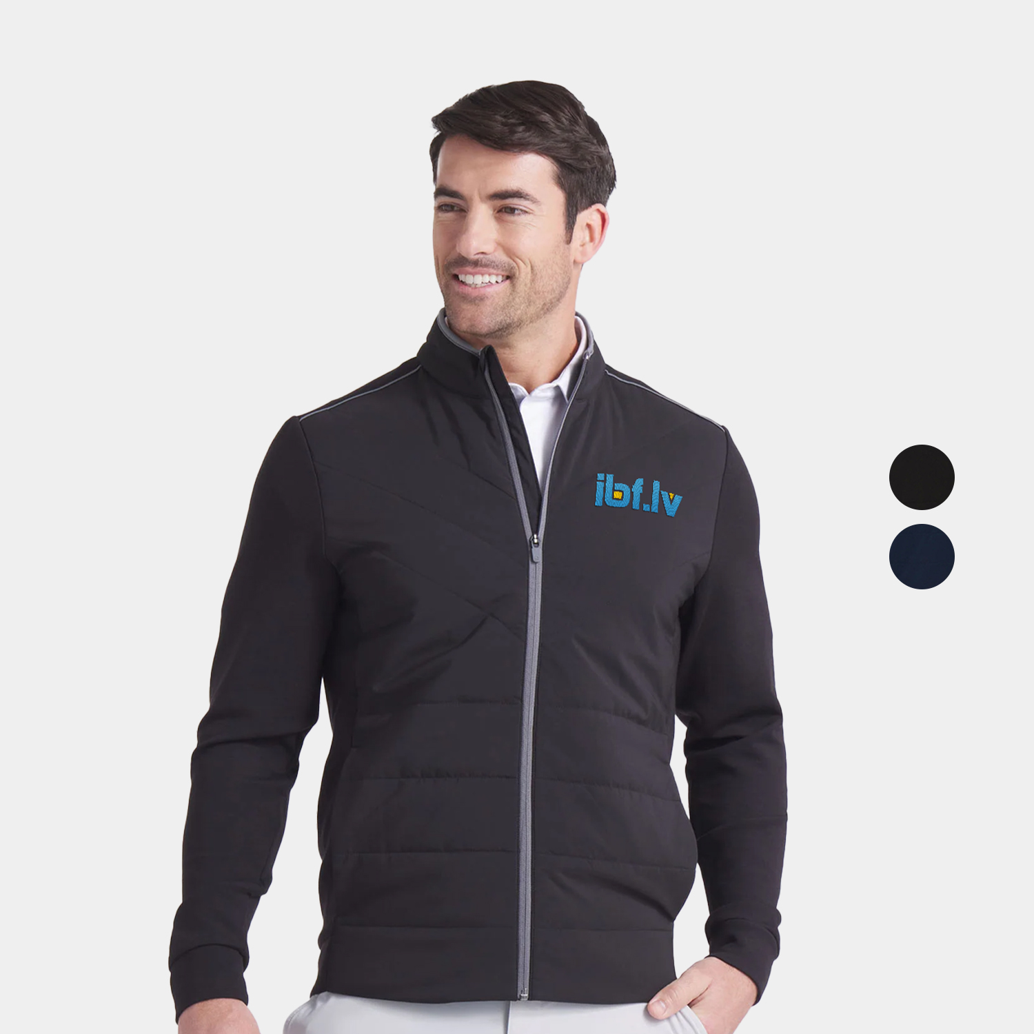 PUMA® CLOUDSPUN Fleece Hybrid BN Golf Jacket