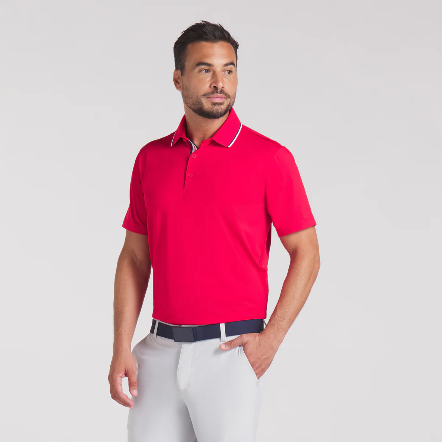PUMA® Men's Volition Tipped UPF 40 Golf Polo with Custom Logo