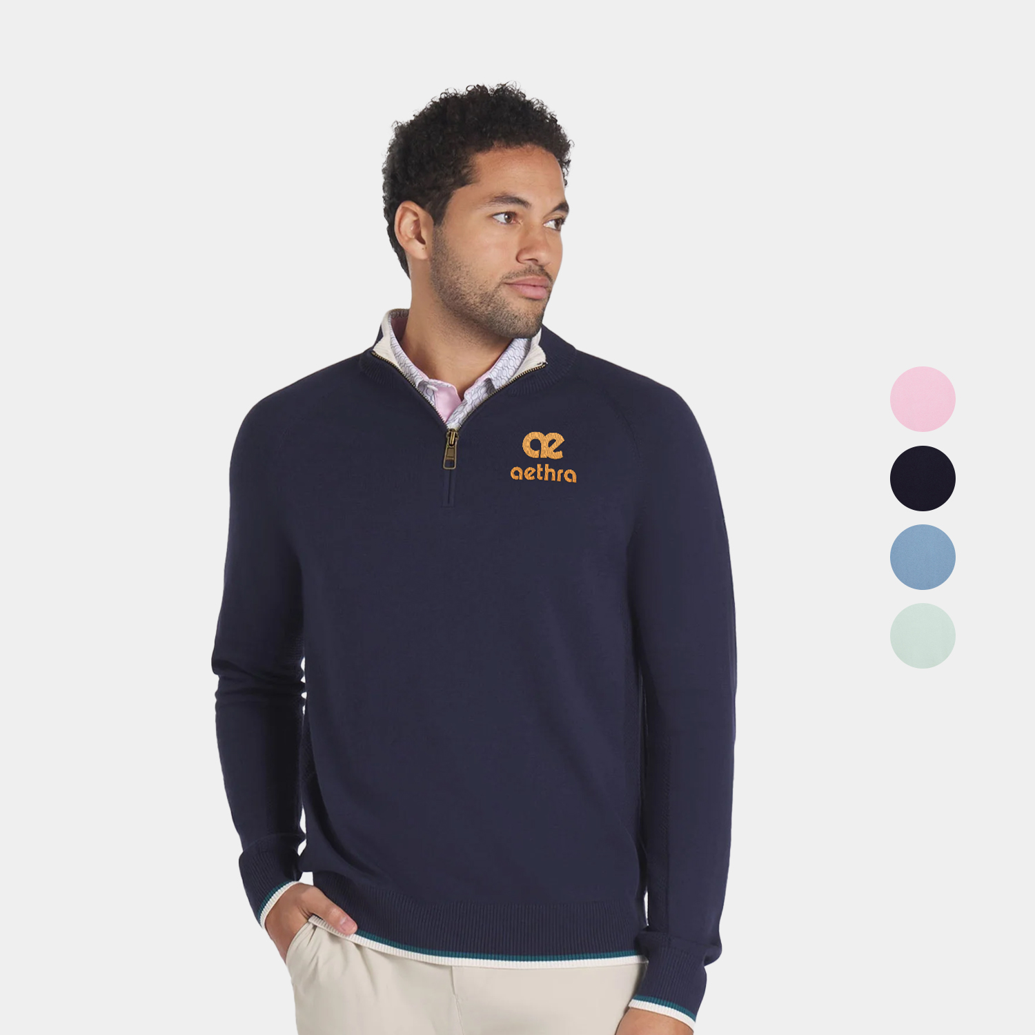 PUMA® Men’s AP Knit Golf 1/4 Zip
