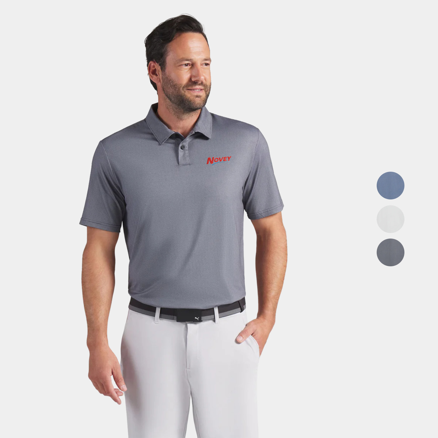 PUMA® Men's CLOUDSPUN Birdseye BN Golf Polo Shirt with UPF 40+ Protection