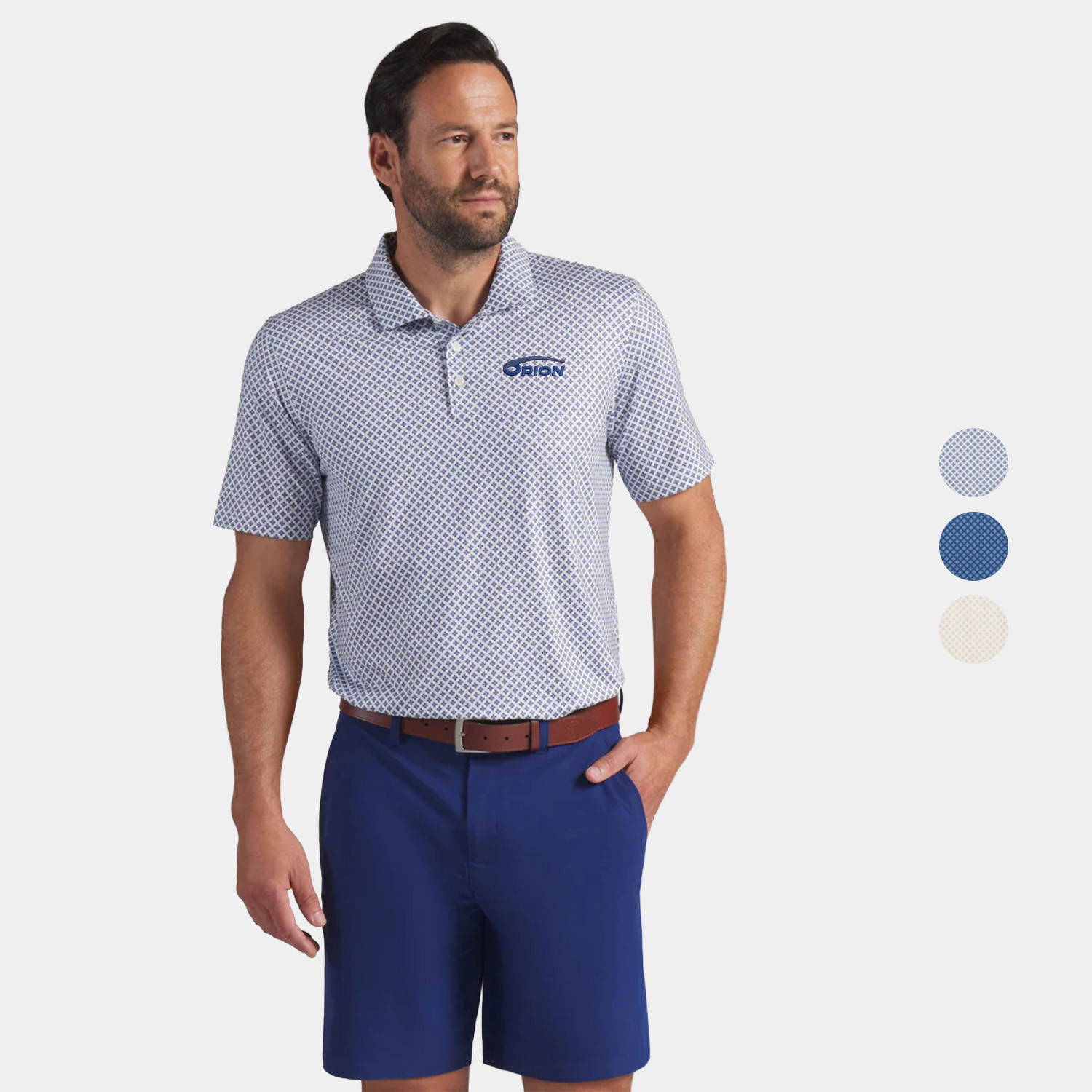 PUMA® Men's MATTR Clover BN Golf Polo Shirt with UPF 40+ Protection