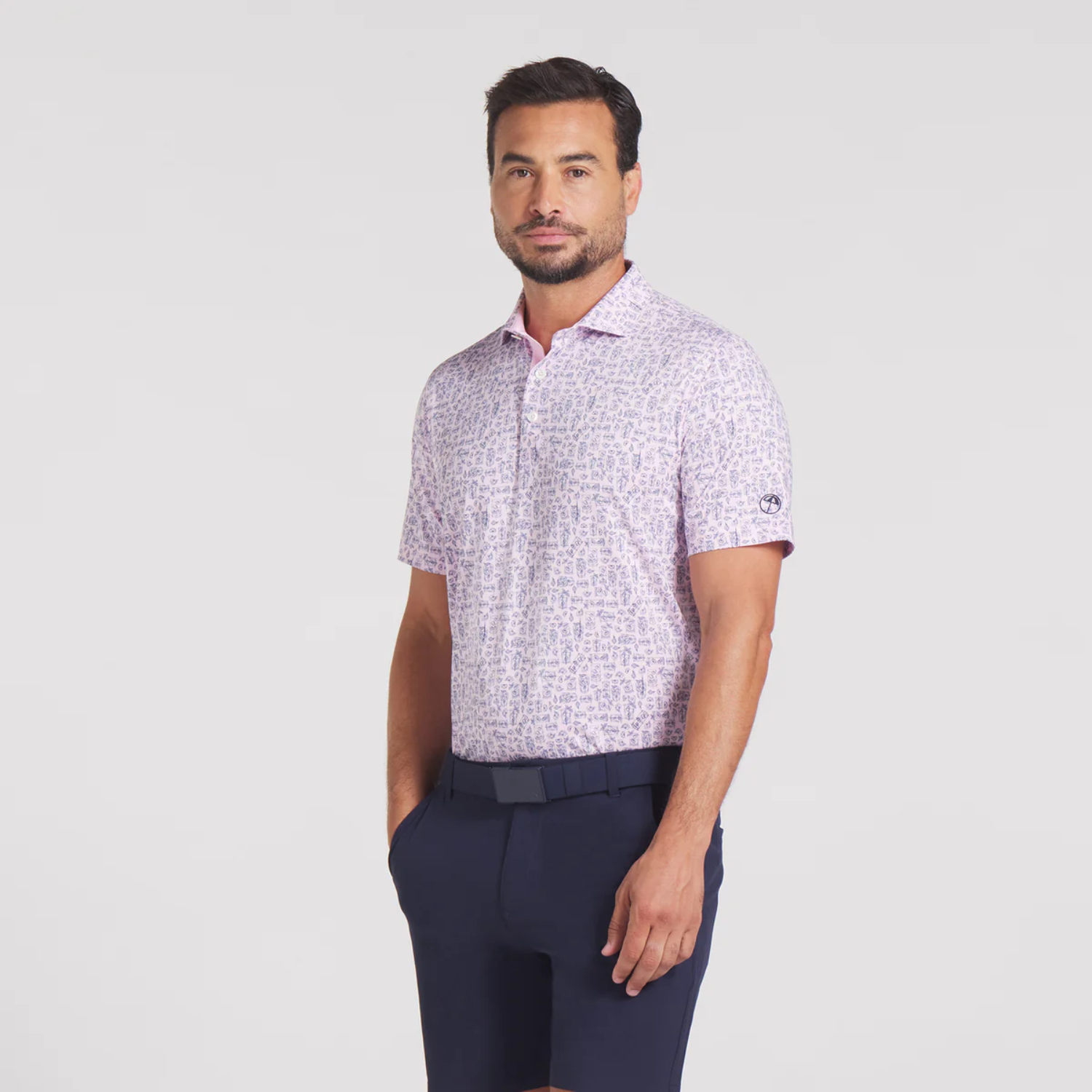 PUMA® Men's AP Sketch UPF 40 Golf Polo with Custom Logo