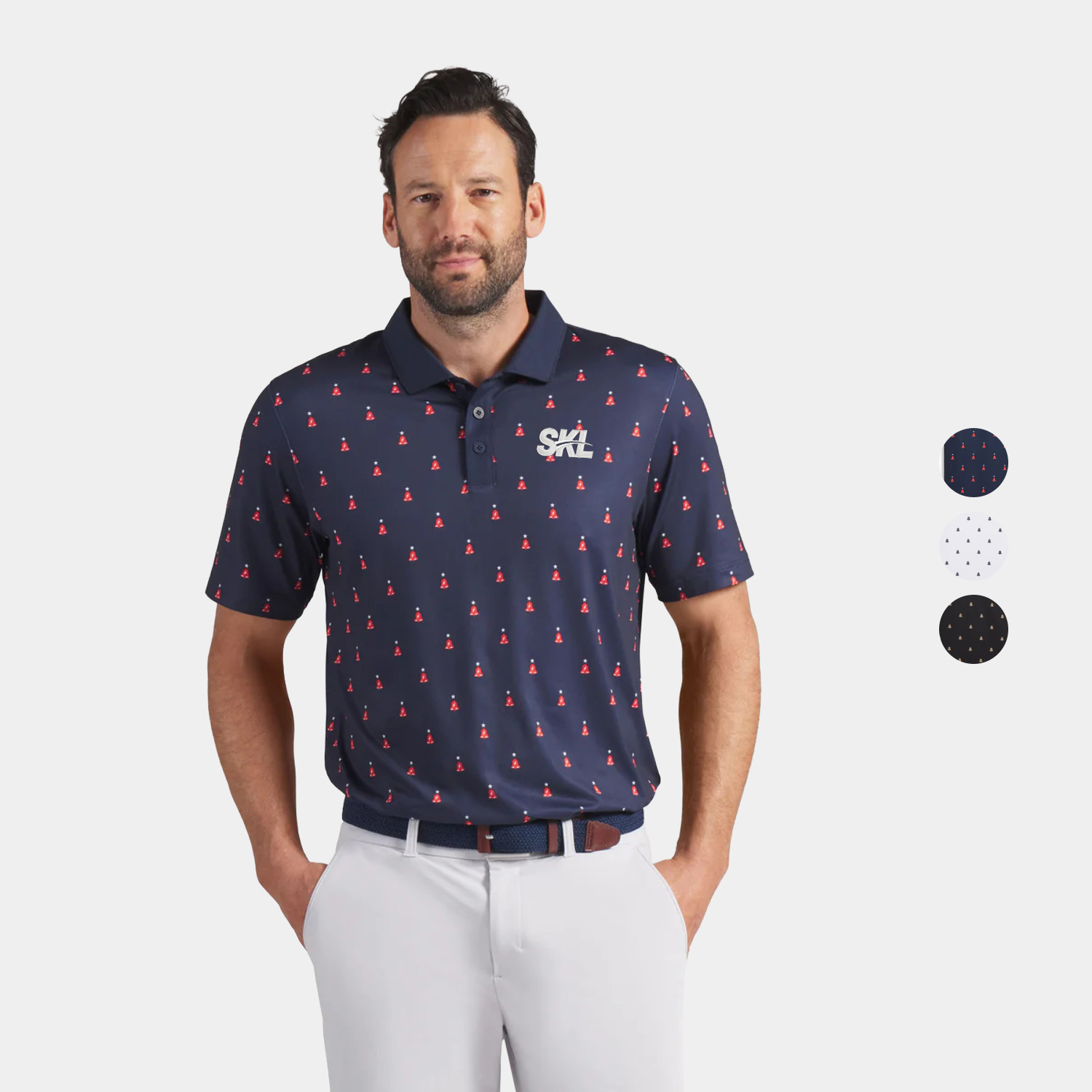 PUMA® Men's Volition Liberty Golf Polo with UPF 40+ Protection