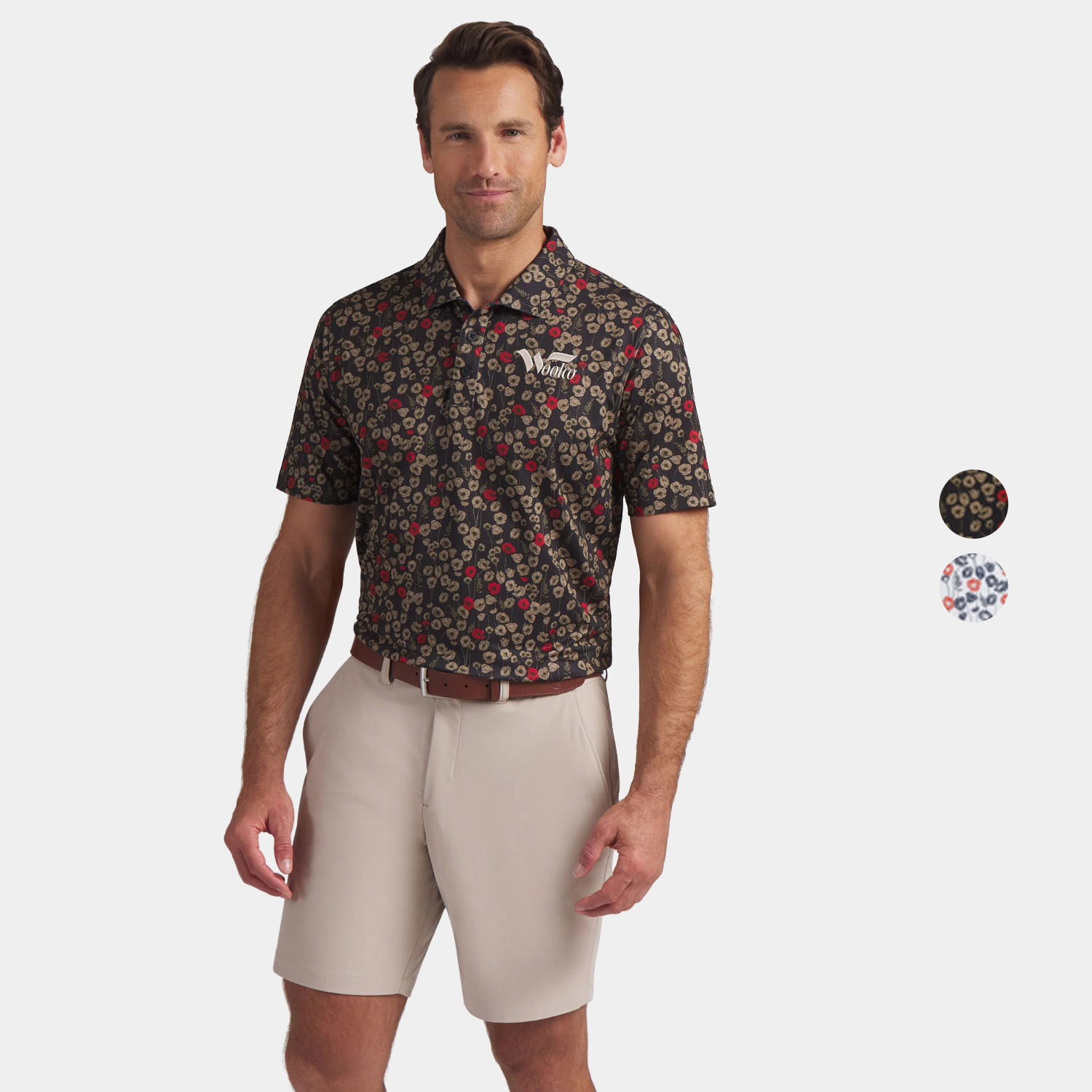 PUMA® Men's Volition Poppy Golf Polo Shirt with Custom Logo