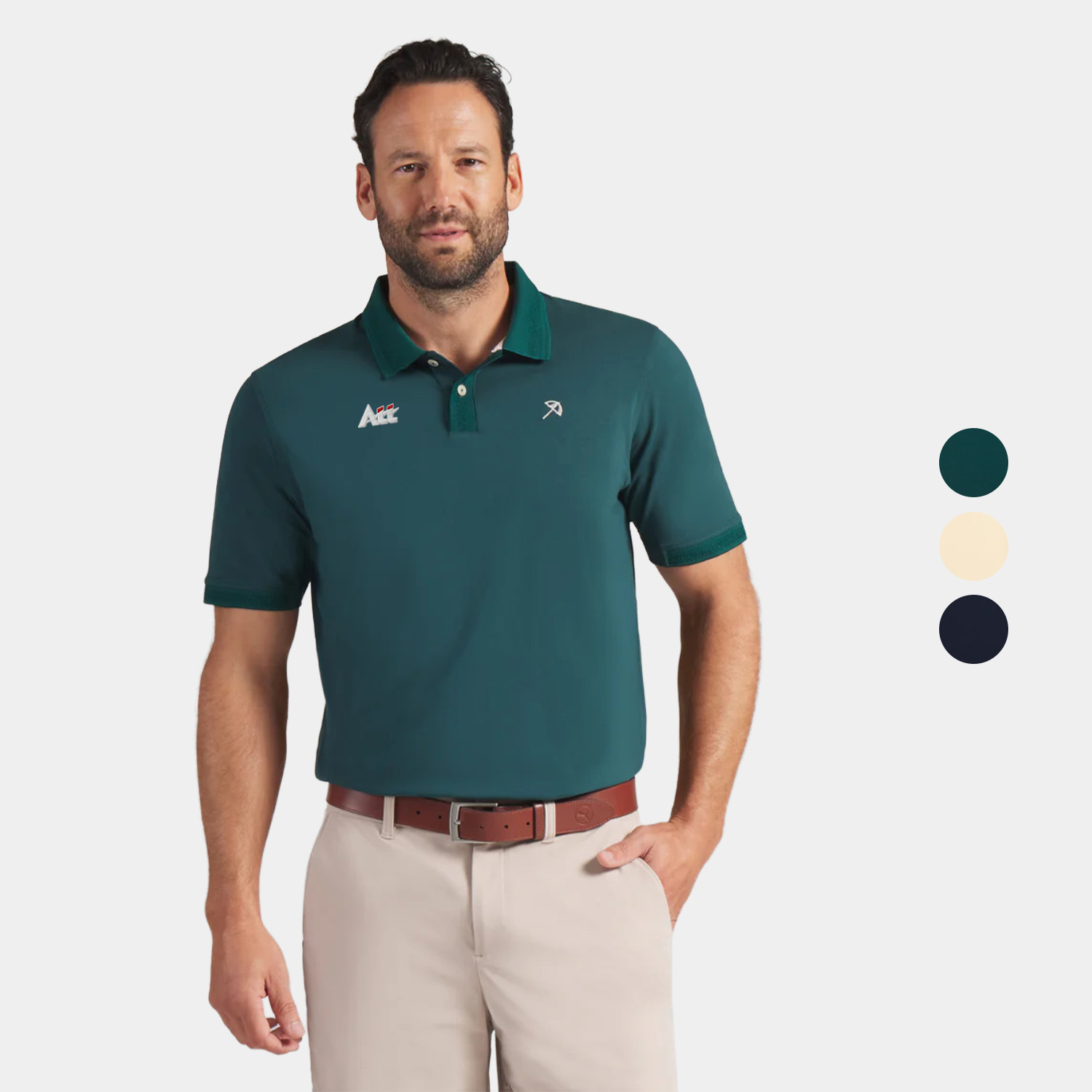 PUMA® Men's AP Modalon Golf Polo Shirt with UPF 40+ Protection