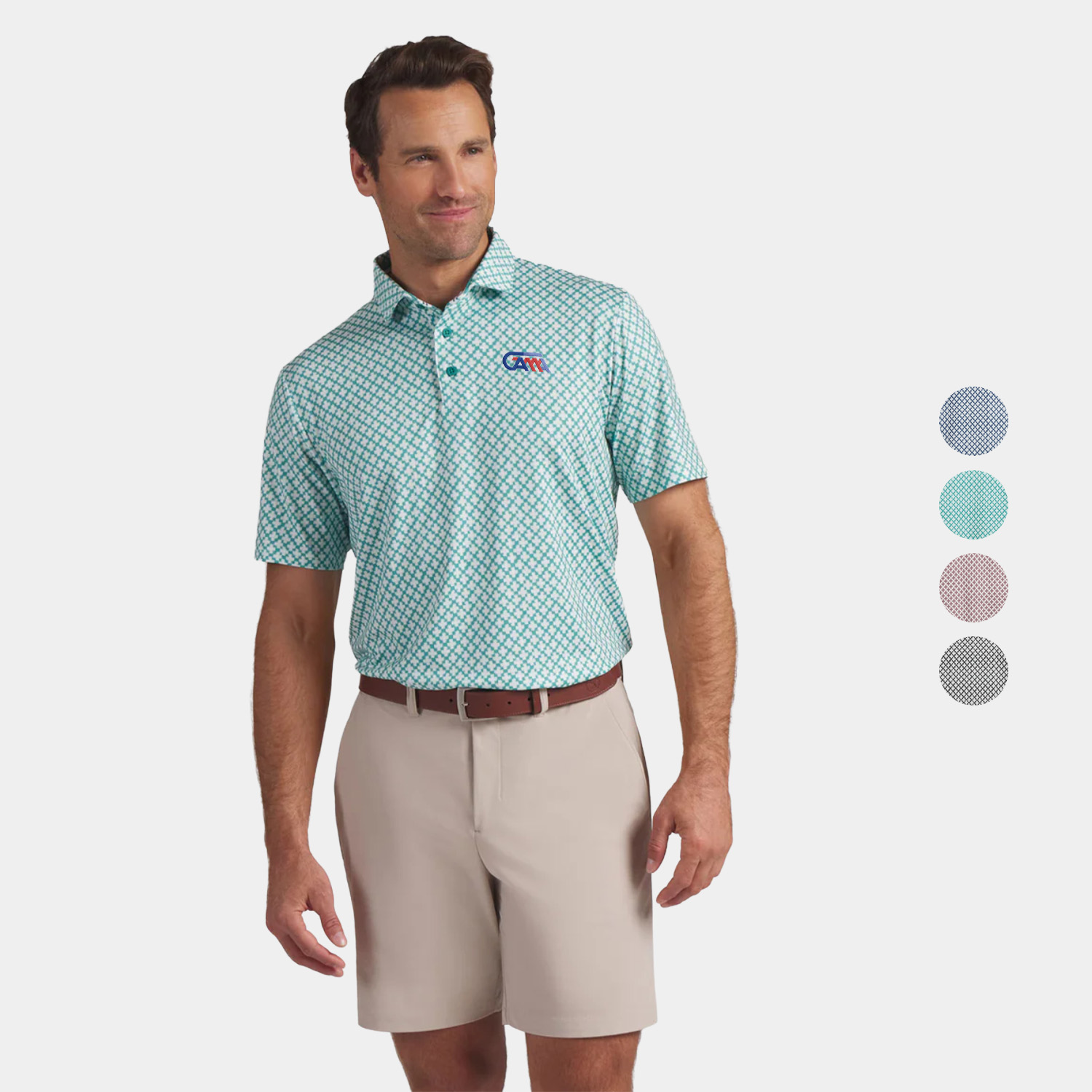PUMA® Men's CLOUDSPUN Club BN Golf Polo Shirt with Custom Logo