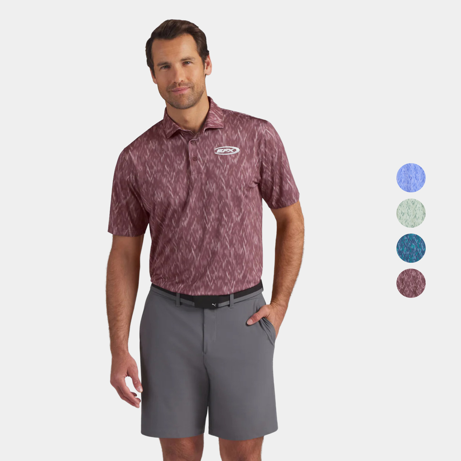 PUMA® Men's MATTR Northern Lights BN Golf Polo Shirt