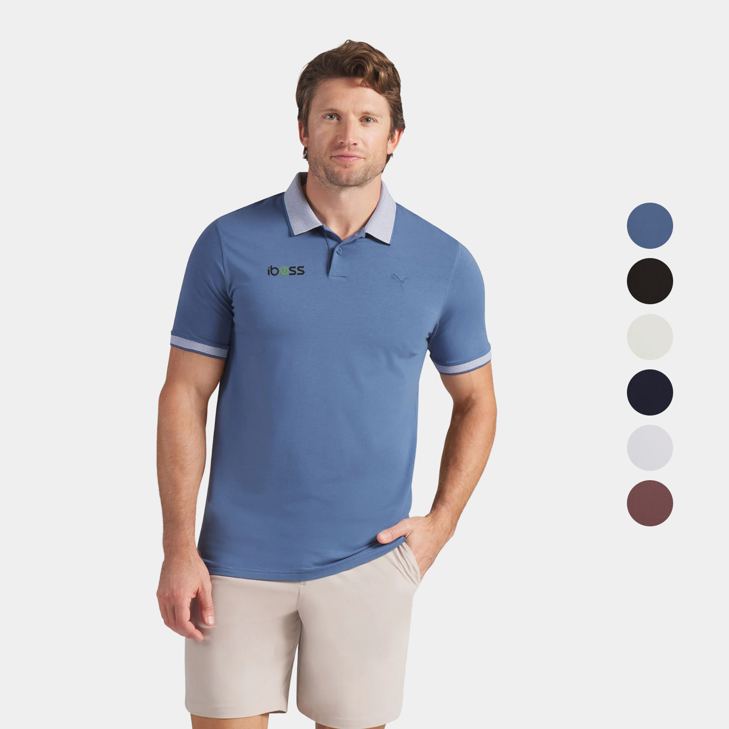 PUMA® Men's Modalon Crafted LC Game Golf Polo Shirt