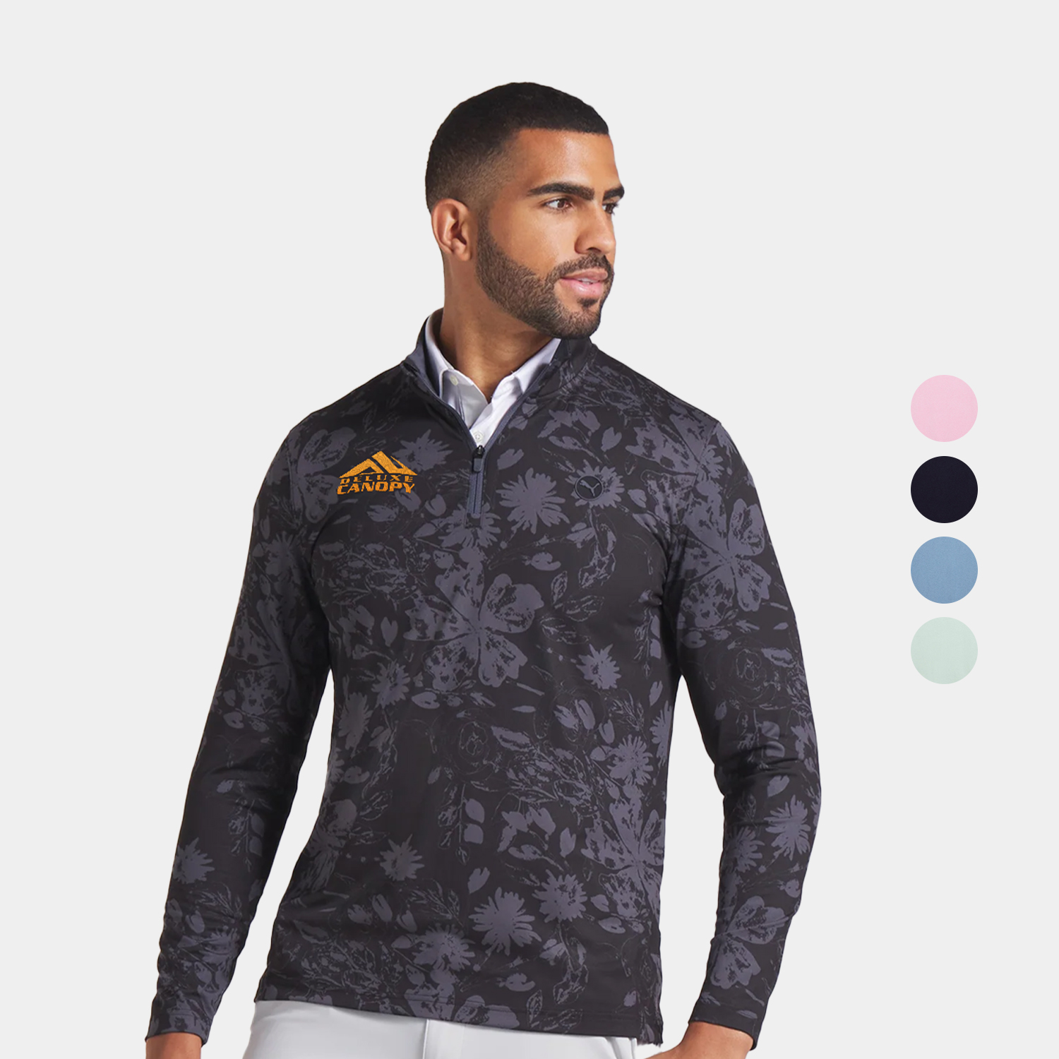 PUMA® Men’s Pure 2.0 Rose Golf 1/4 Zip