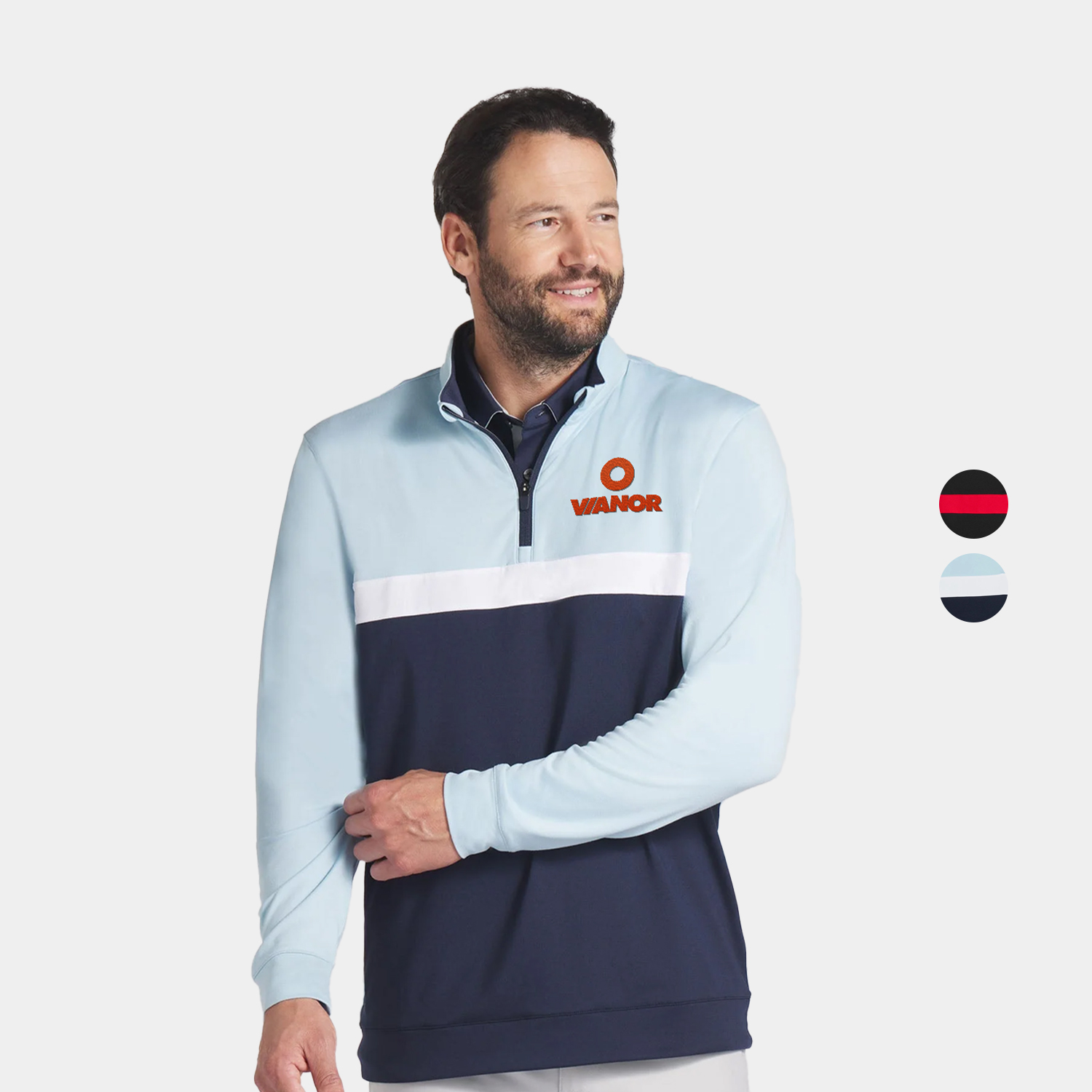 PUMA® Men’s Pure Colorblock Golf 1/4 Zip