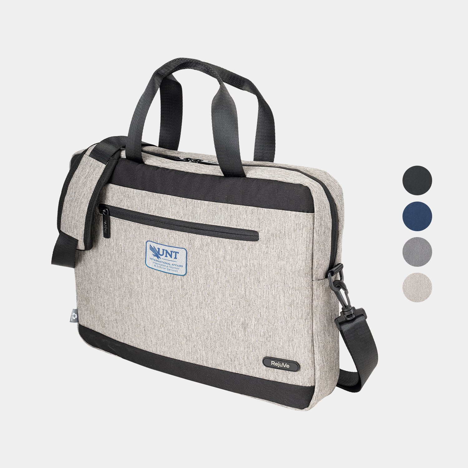 RejuVe® MILANO Recycled Heather Executive Business 16" Laptop Brief Bag