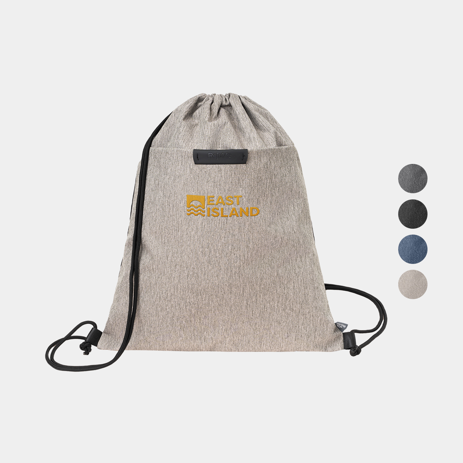 RejuVe® X-PAK Recycled Heather Drawstring Bag