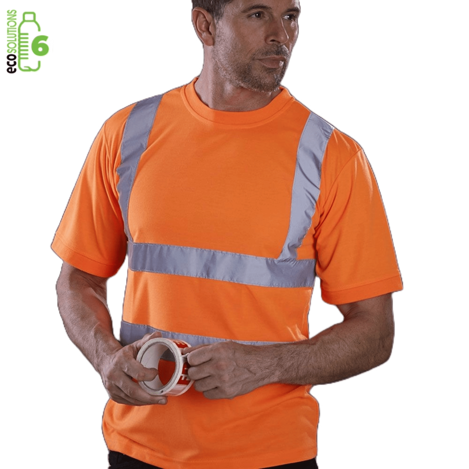 Class 2 rPET Moist Wicking Reflective Safety Tee Shirt