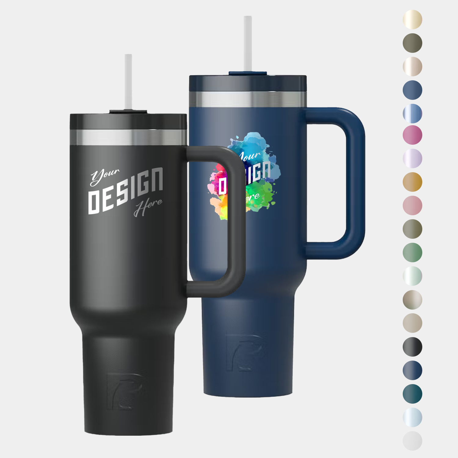40 oz RTIC® Leak-Resistant Ceramic Lined 3-in-1 Lid Tumbler