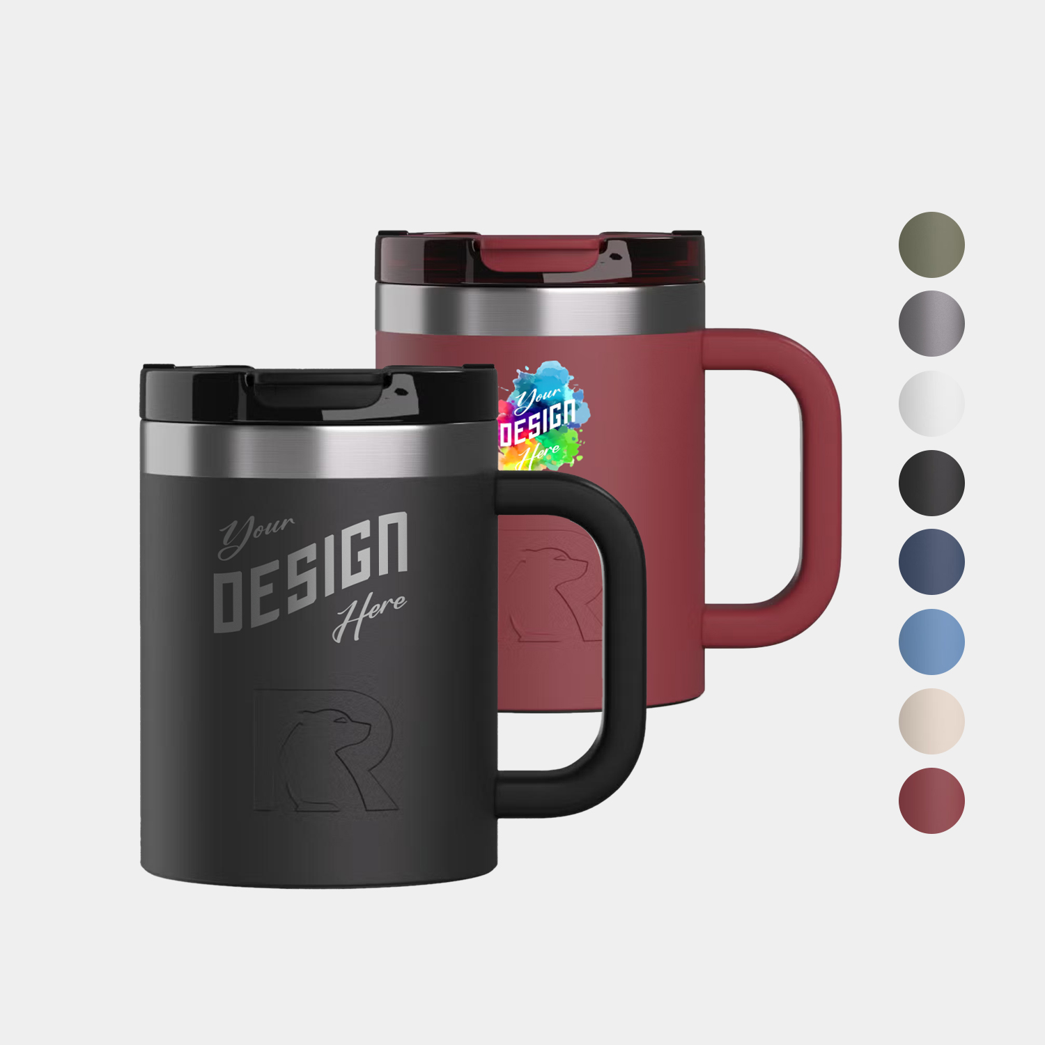 12 Oz RTIC® Stainless Steel Ceramic Lined Essential Coffee Mug