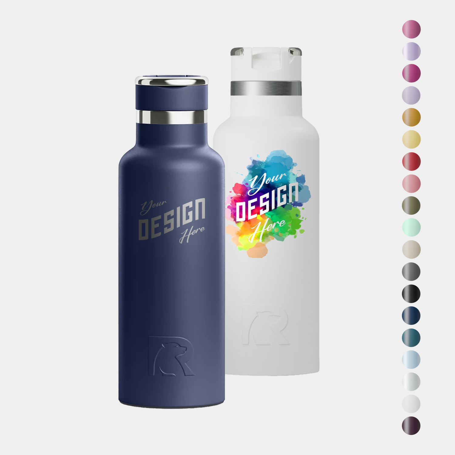 16 oz RTIC® Leak-Resistant Ceramic Lined Journey Water Bottle w/ Straw Lid
