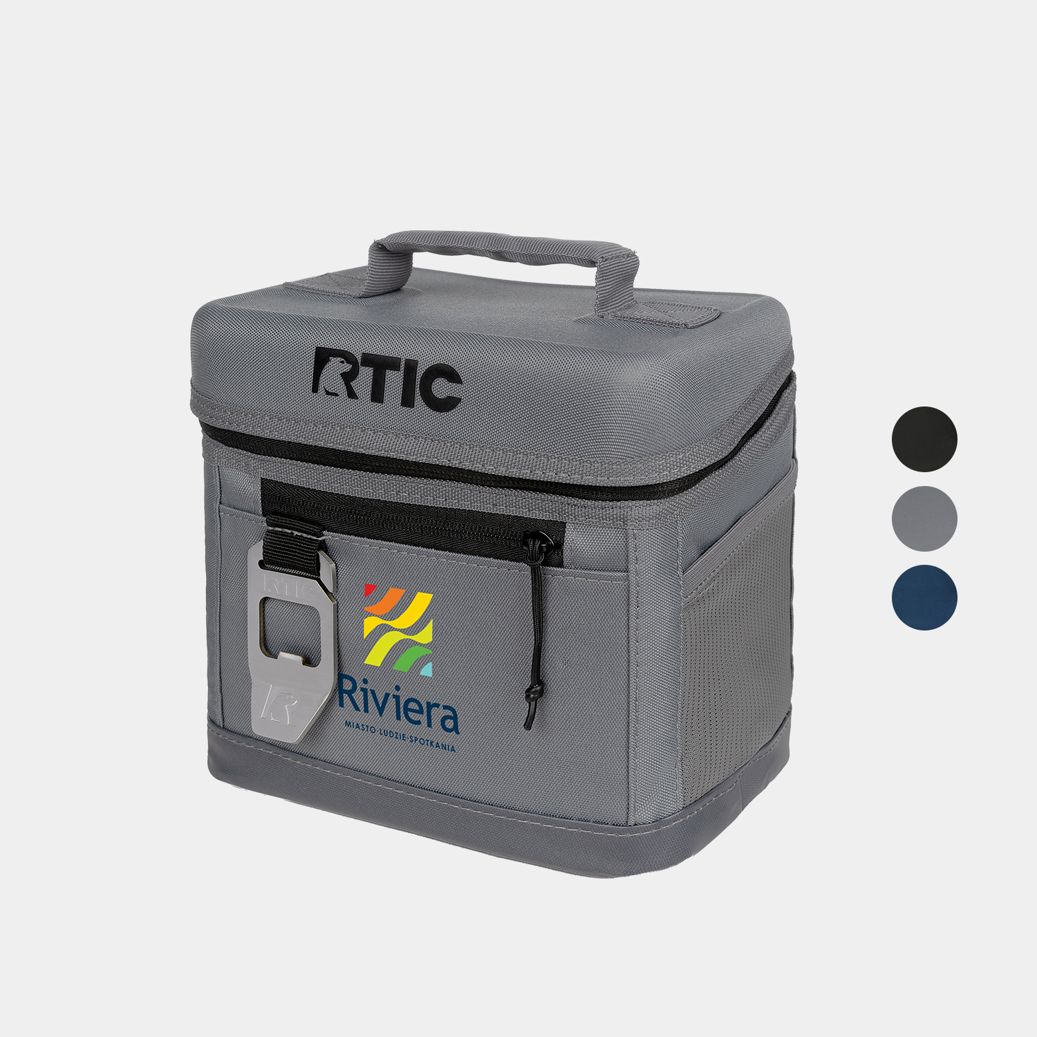 6-Can RTIC® Soft Pack Insulated Cooler Bag w/ Bottle Opener (8.5" x 7.5")
