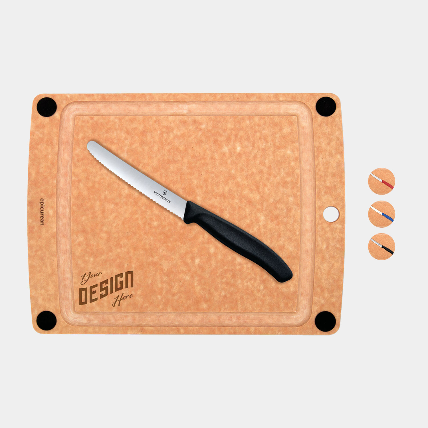 Epicurean - Victorinox® USA Made Medium Gourmet Cutting Board Combo Set