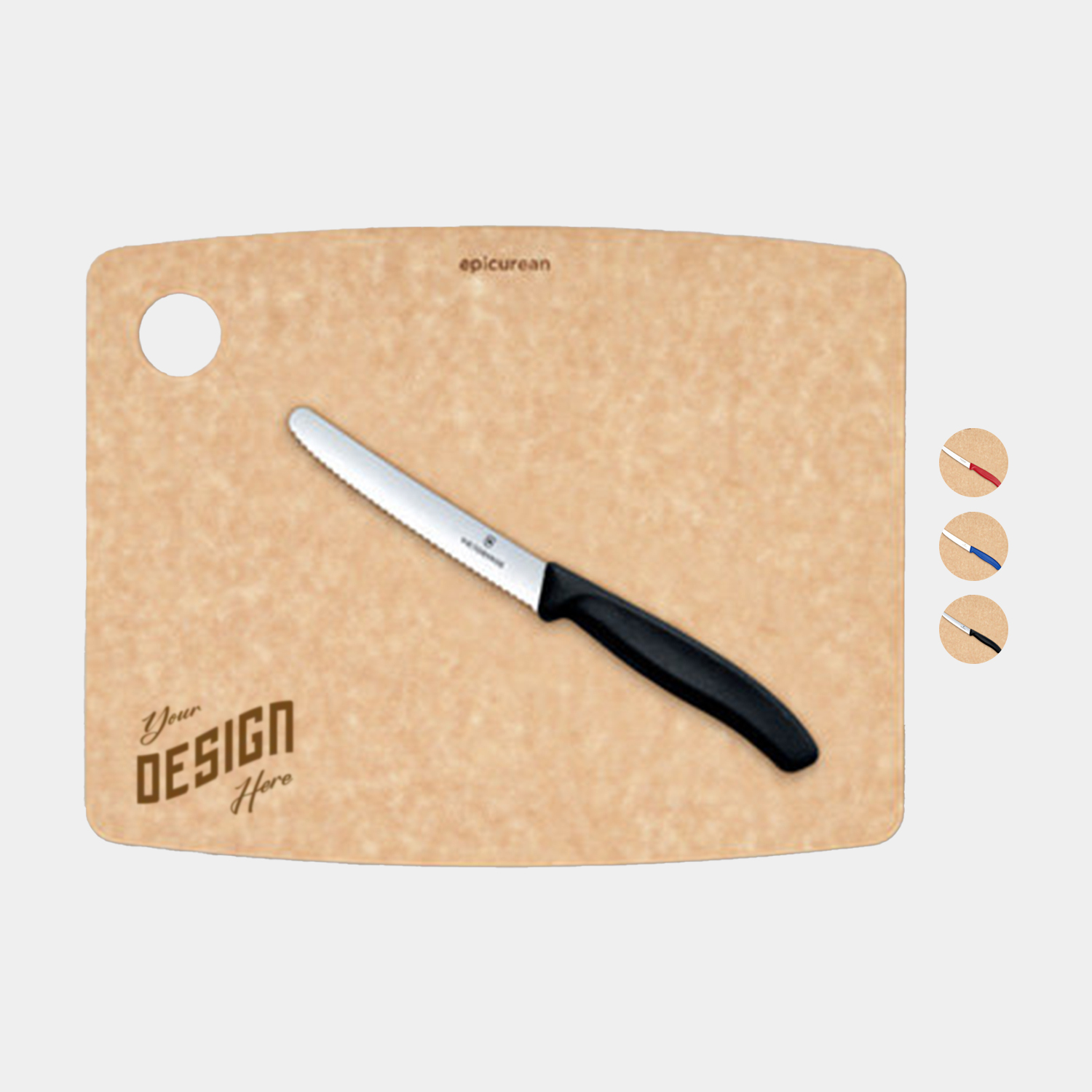 Epicurean - Victorinox® USA Made Medium Natural Kitchen Cutting Board Combo Set
