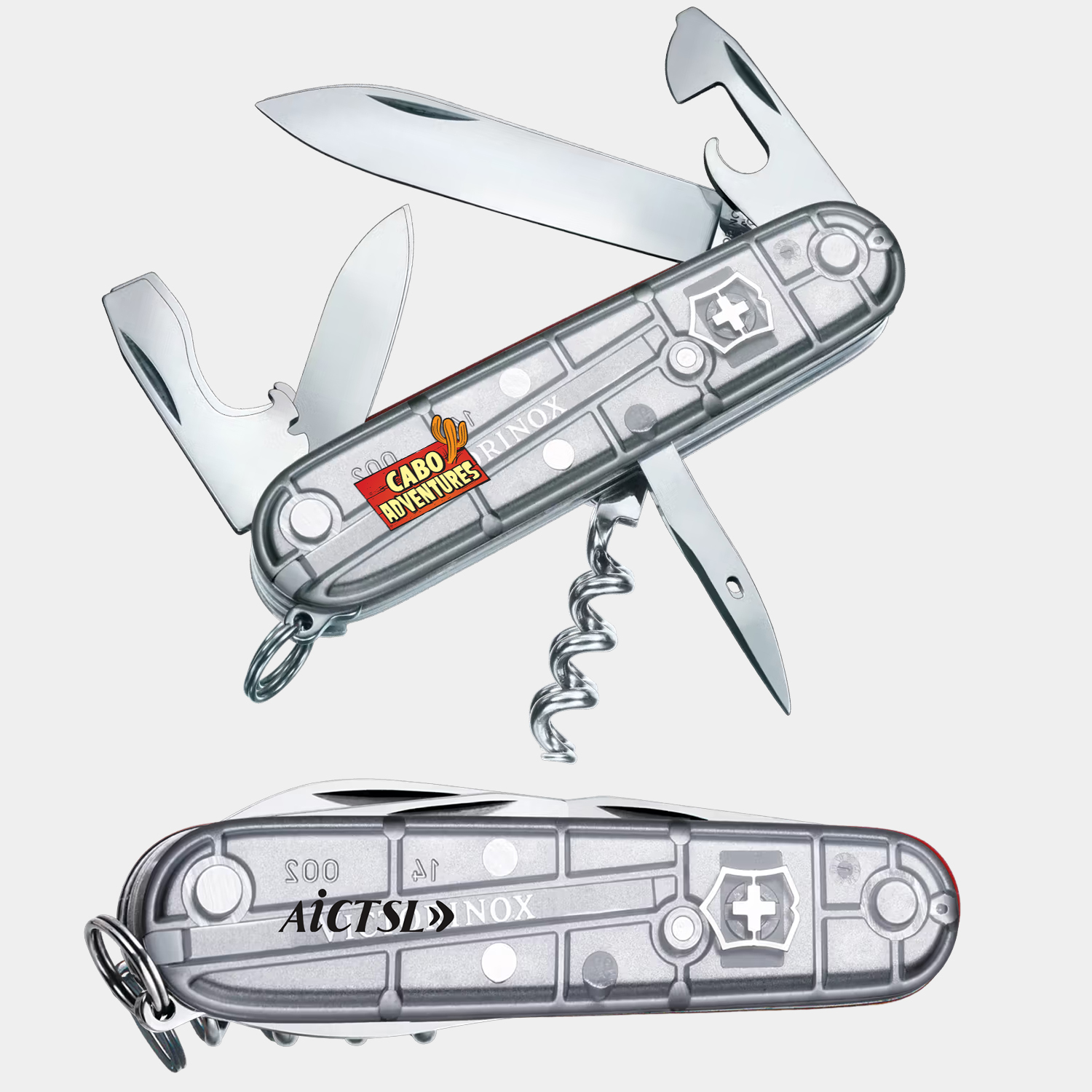 Victorinox® - Swiss Army Spartan Silver Tech Swiss Made Knife