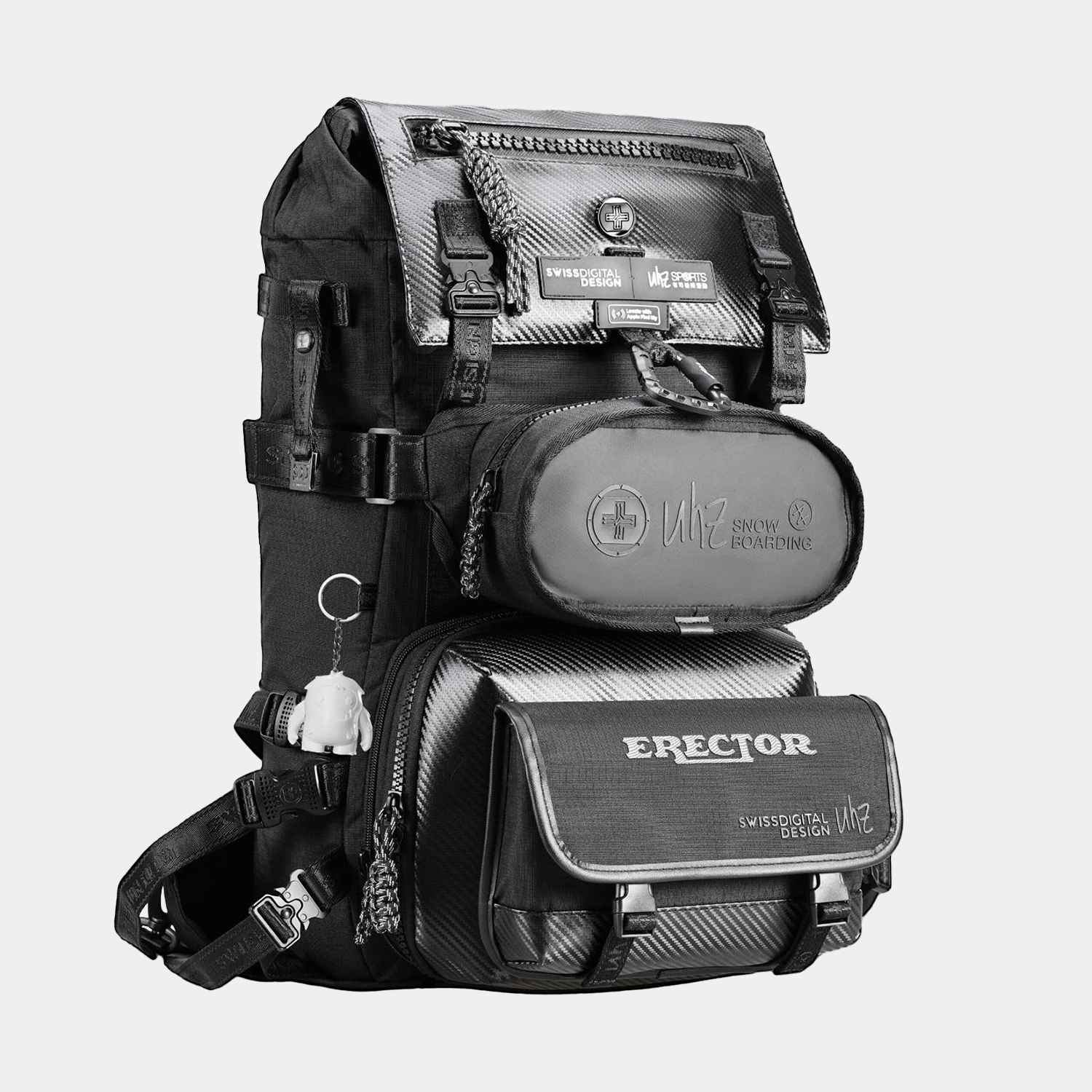 SwissDigital® BALERNA L Ultimate Travel SDD Finder Backpack