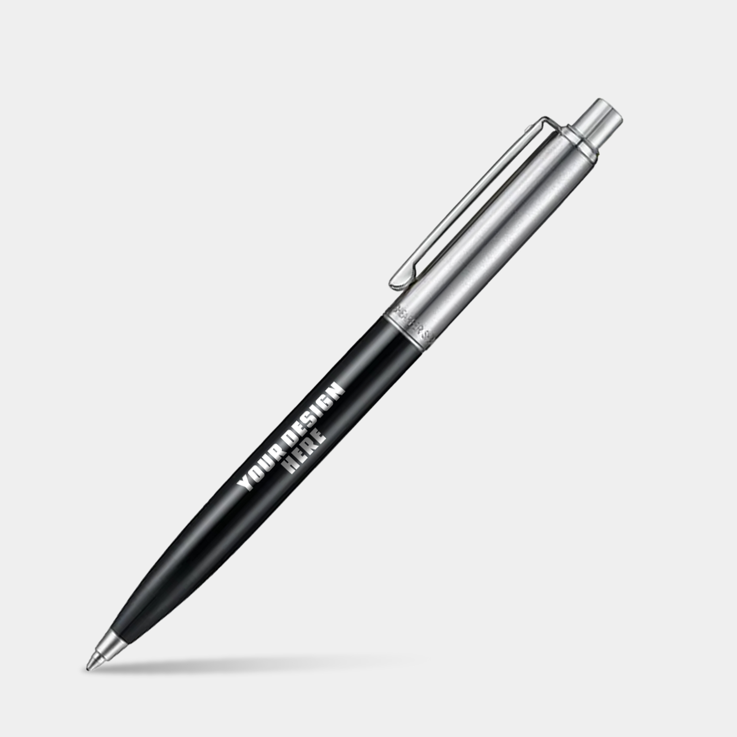 SHEAFFER® Sentinel Metal 331 Glossy Black Barrel Executive Ballpoint Pen w/ Gift Box