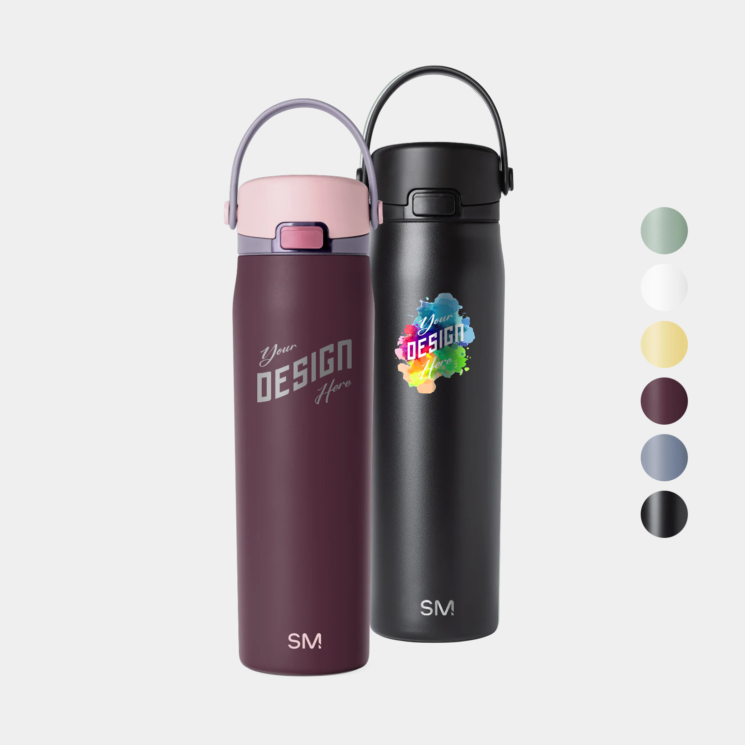 24 oz Simple Modern® Double-Walled Insulated Mesa Sport with Covered Chug Water Bottle