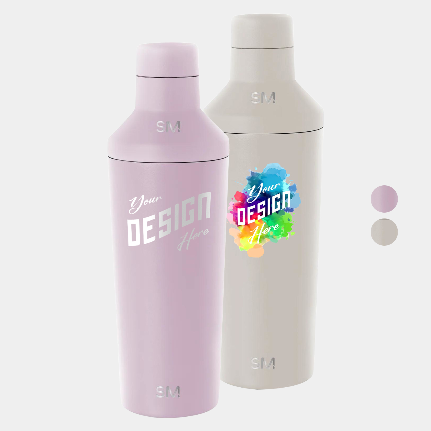 20 oz Simple Modern® Stainless Steel Double-Walled Insulated Classic Cocktail Shaker w/ Jigger Lid