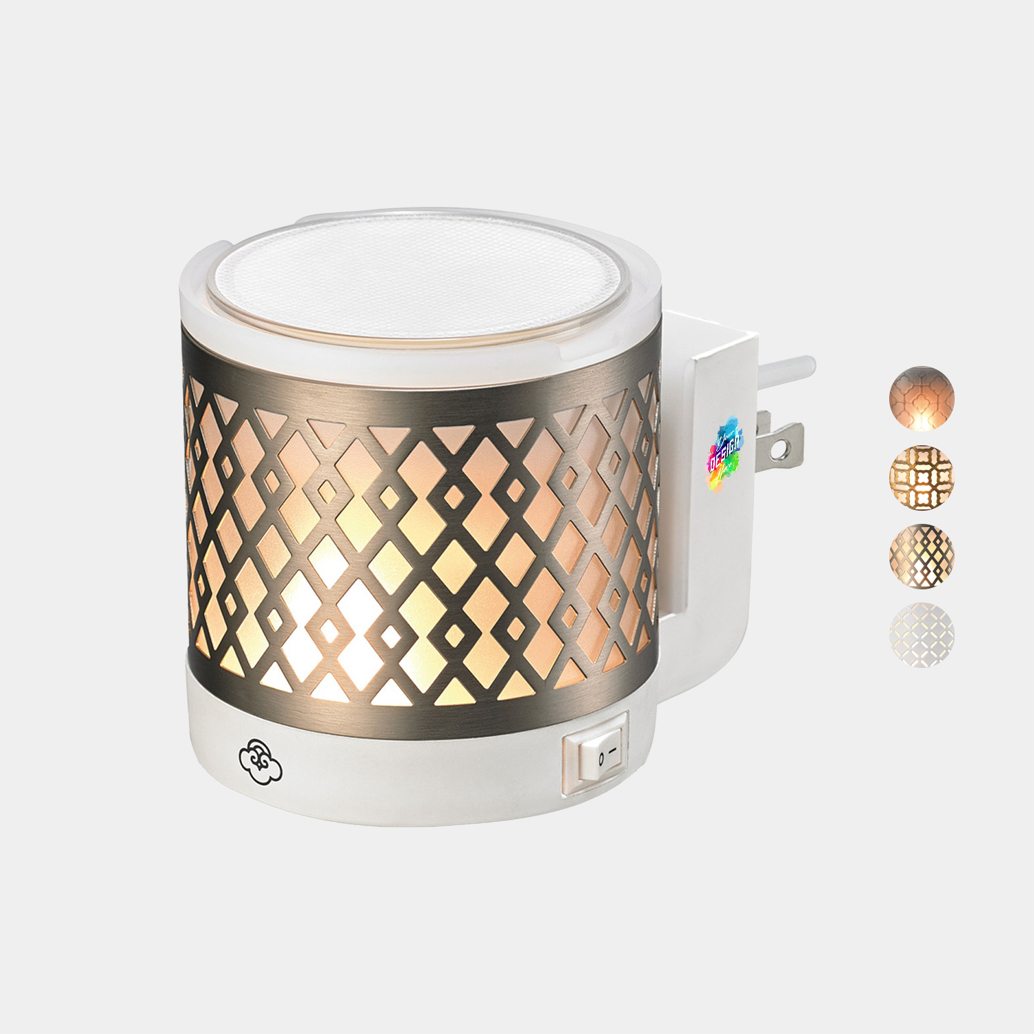 SERENE HOUSE® Metal No-Spill Wax Melt Wall-Plug Diffuser