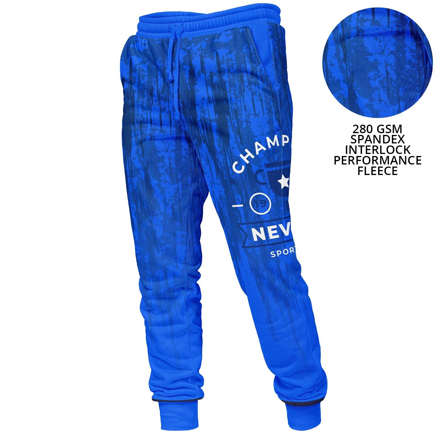 Youth 280g Spandex Interlock Fleece Sweatpants w/Fade & Wrinkle Resistant