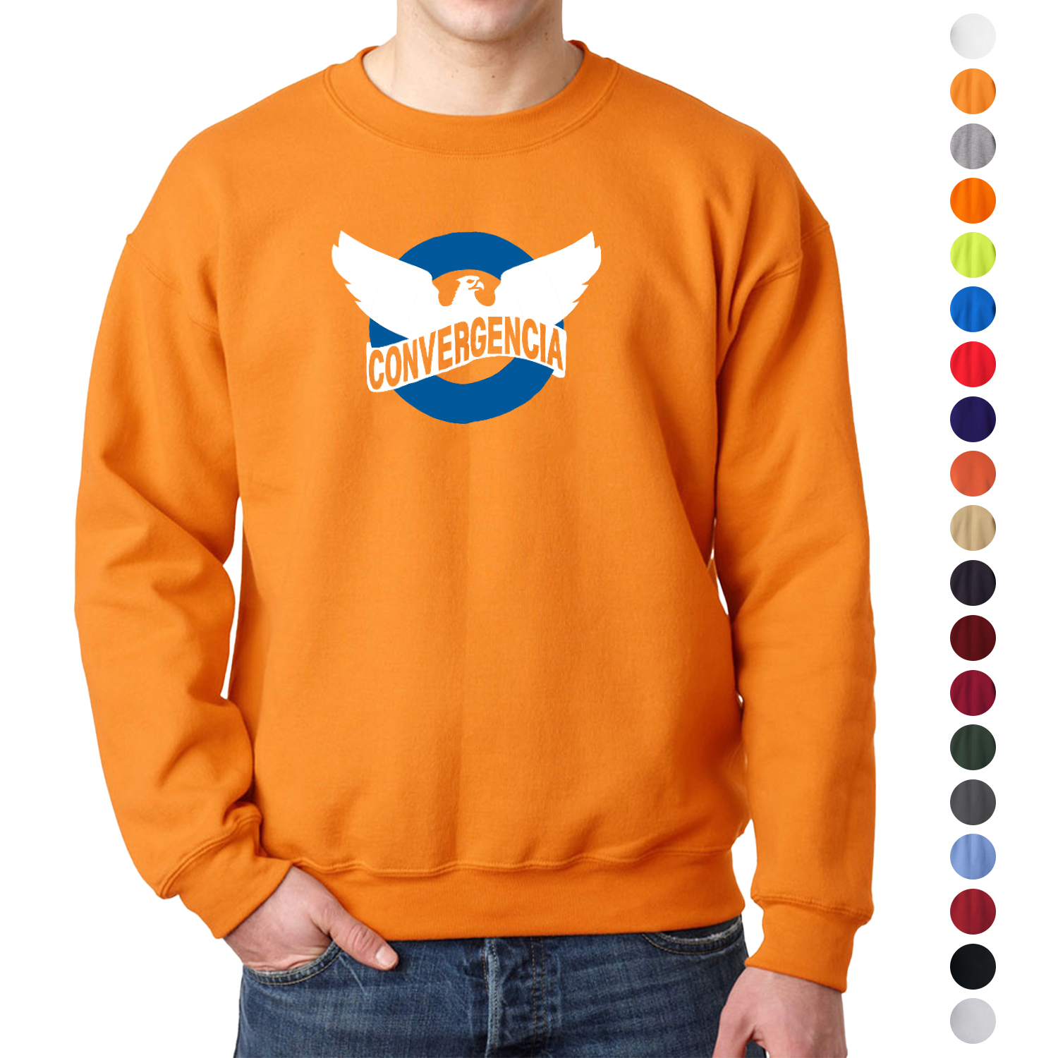 Dry Blend Thick Sweatshirt Long sleeve Winter wear 9.3 oz