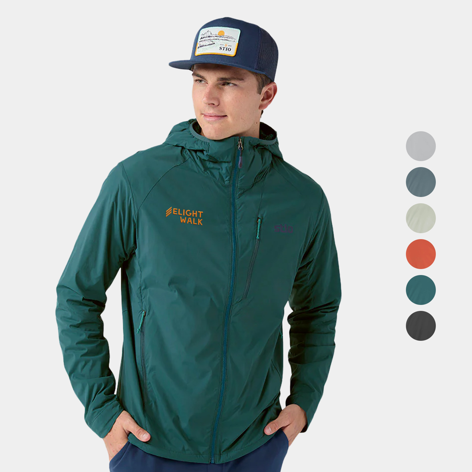 STIO® Breathable Men's Dawner Hooded Jacket