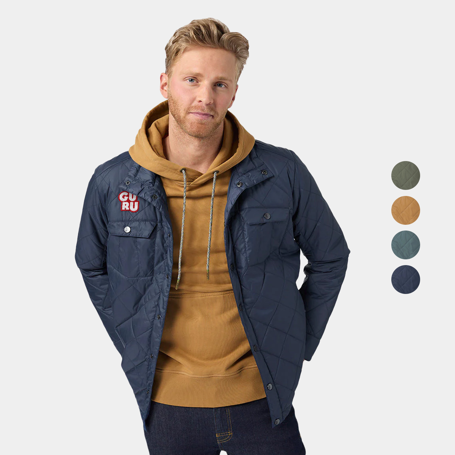 STIO® Recycled Men's Skycrest Insulated Snap Shirt