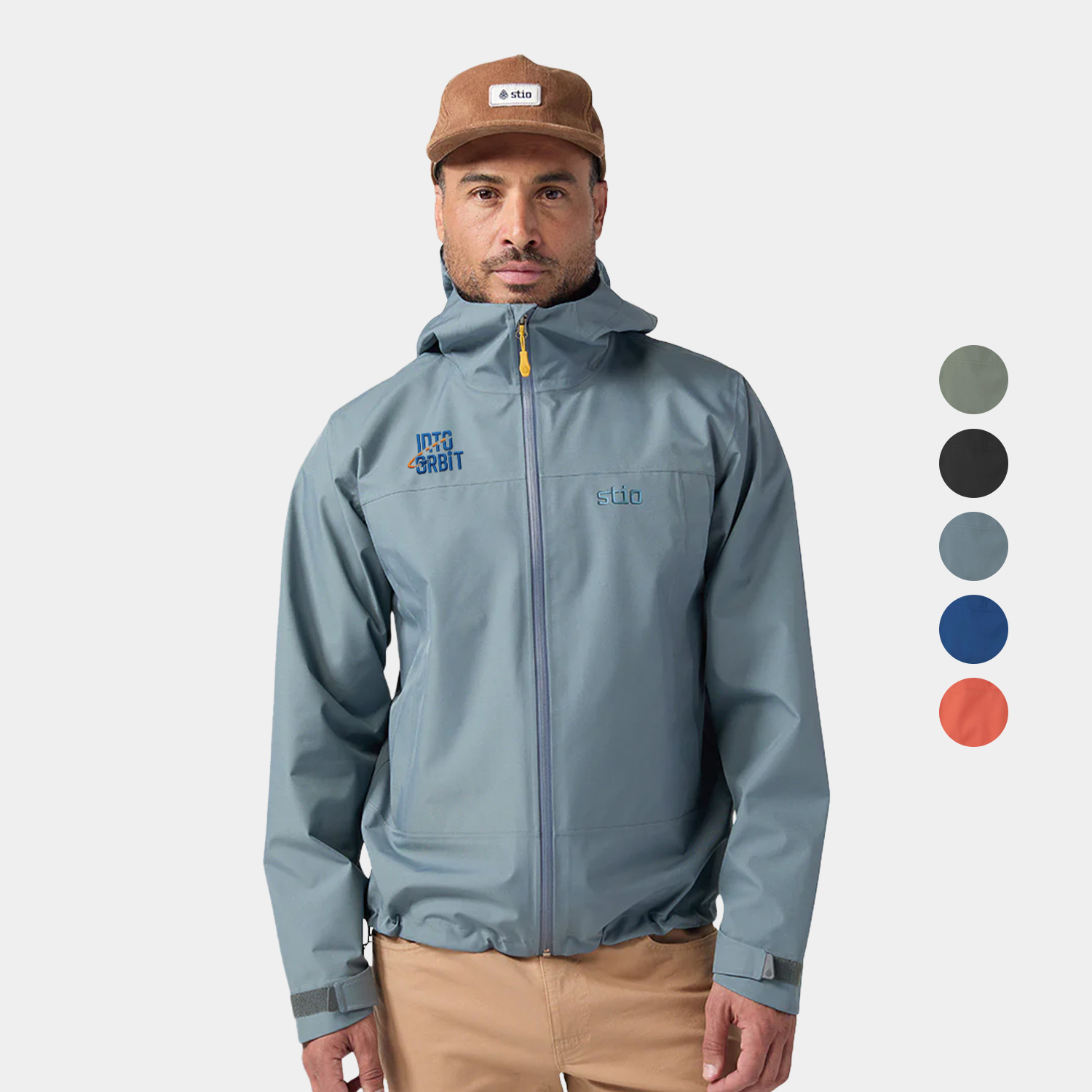 STIO® Waterproof Men's Modis Hooded Windproof Jacket
