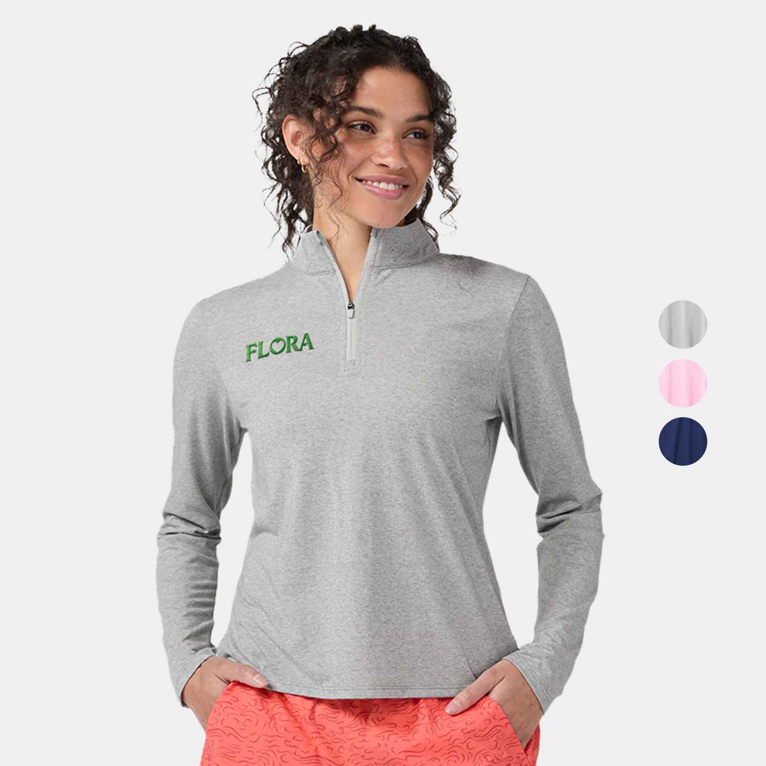 STIO® Lightweight Quick Dry Women's Divide Half Zip Pullover