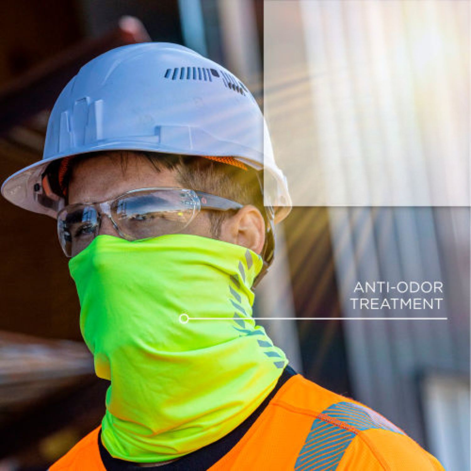 Segmented Tape Safety Workwear Neck & Face Gaiter