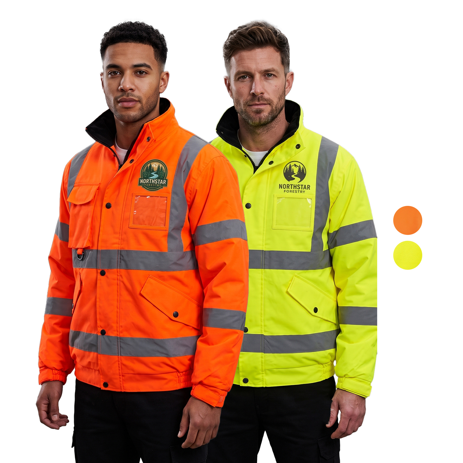 Class 3 Heavy Duty Waterproof Safety Bomber Jacket