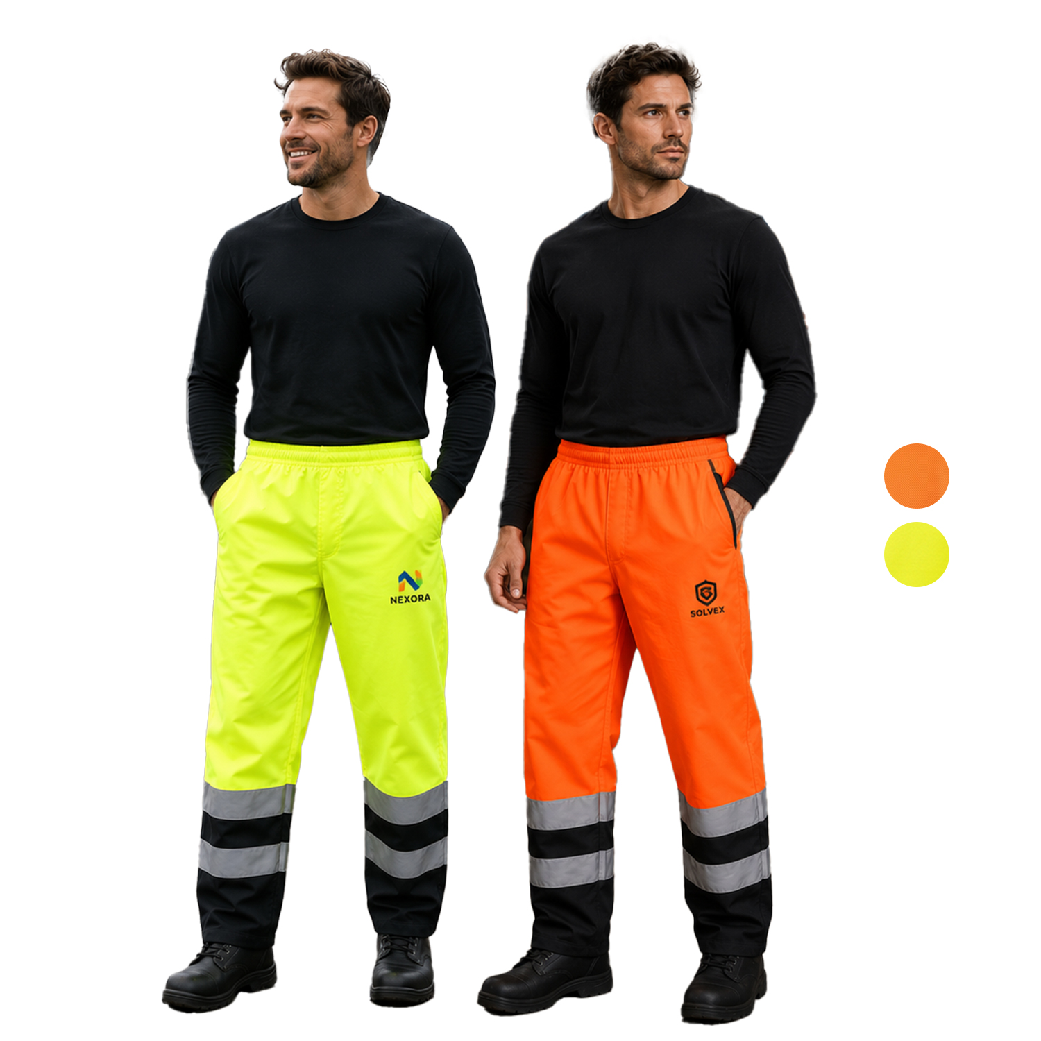 Class E Reflective Tape Color Block Over Trousers Waterproof Safety Pants