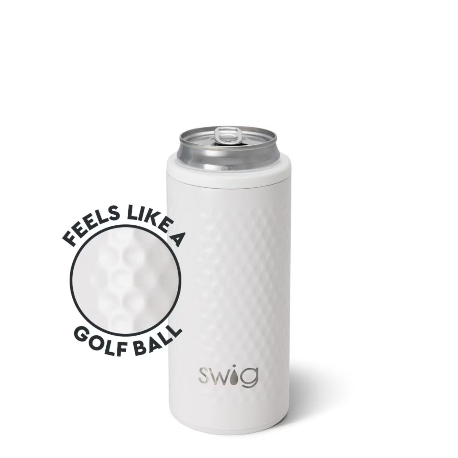 12 oz SWIG® Golf Slim Stainless Steel Insulated Can Cooler