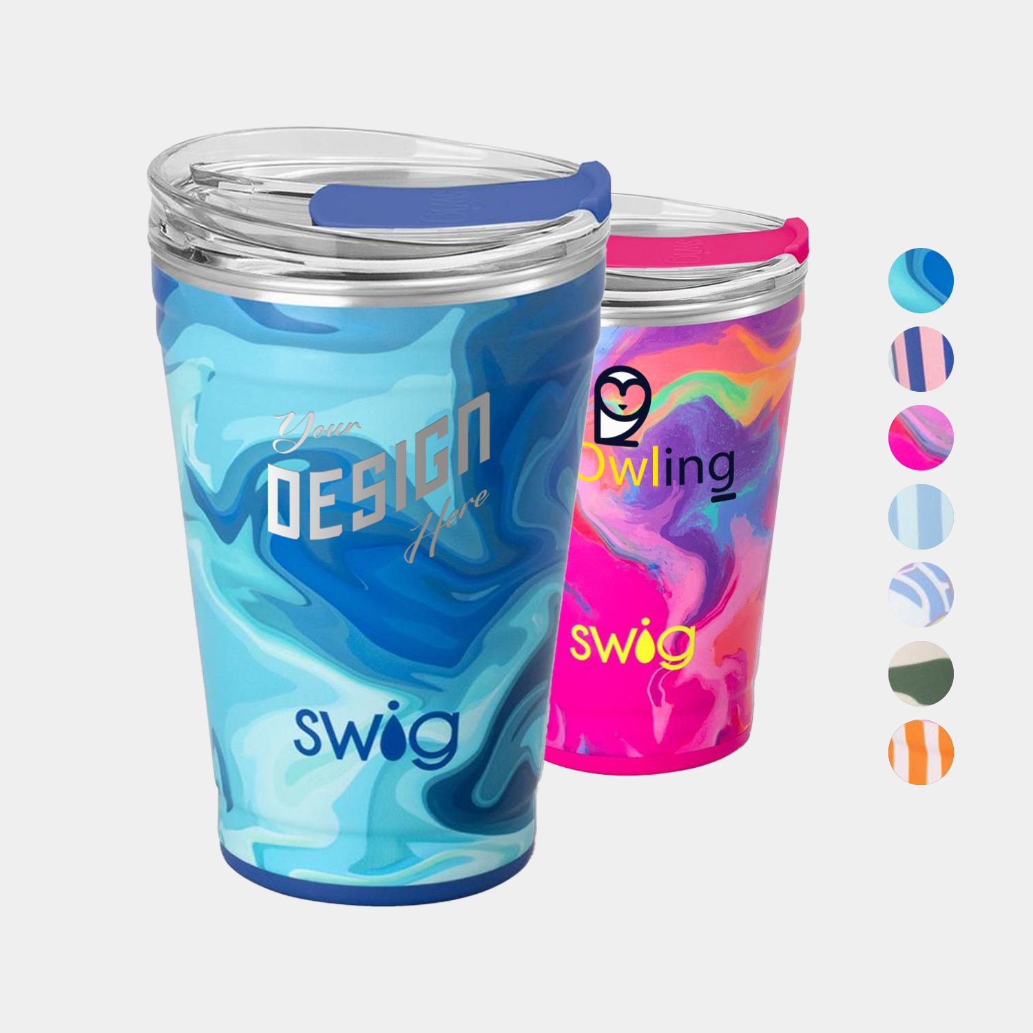 18 oz SWIG® Stainless Steel Insulated Double-Walled Party Tumbler