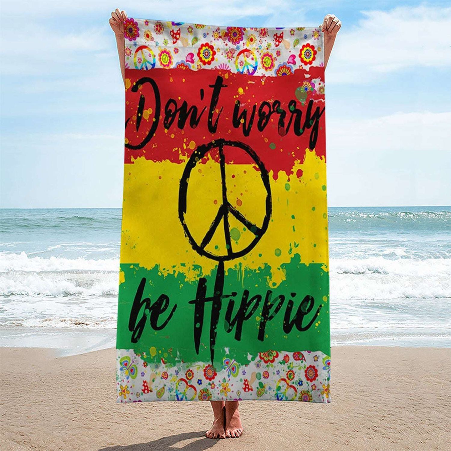 25"x 50" Sublimated Plush Microfiber Beach Towel 11