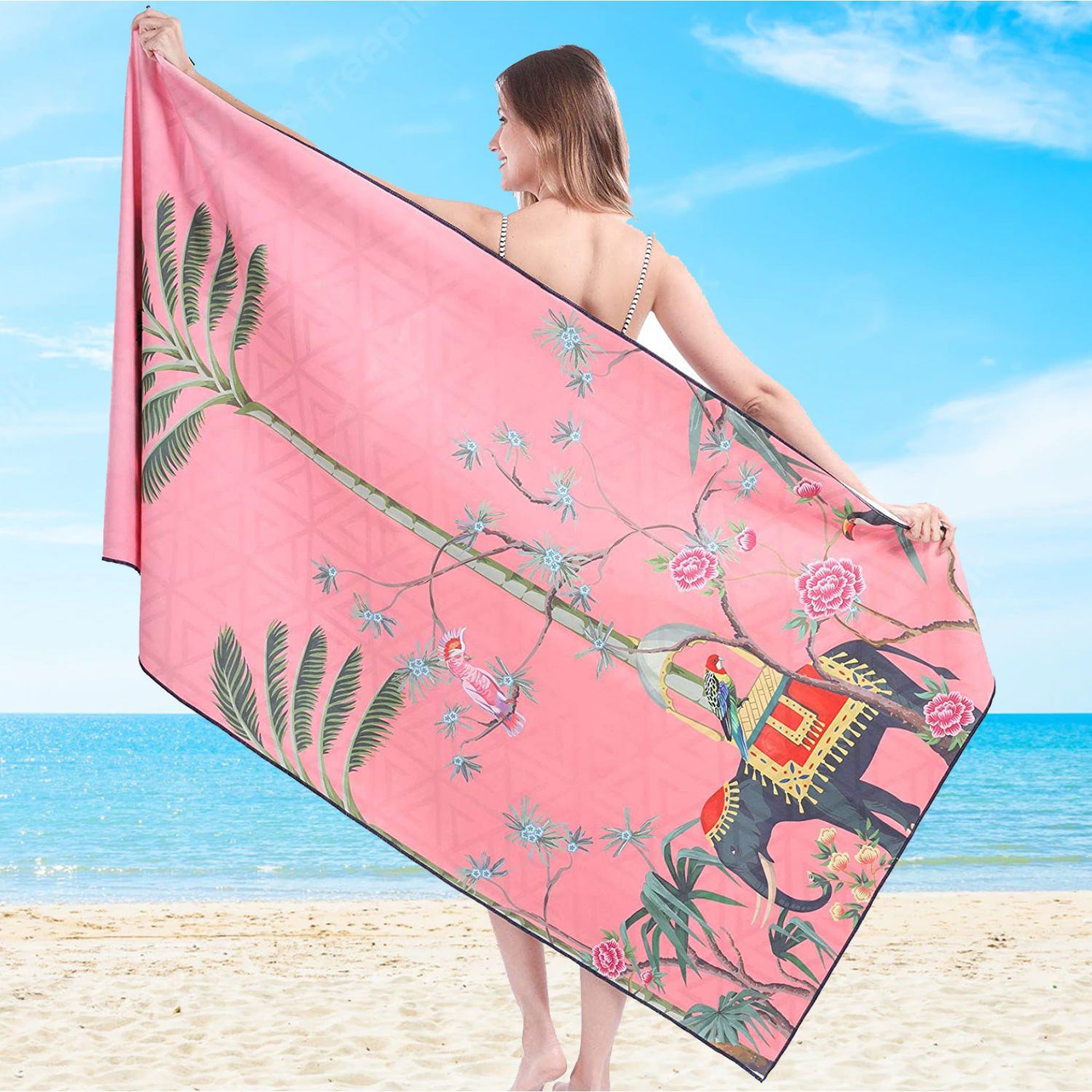 30"x 60" Sublimated Heavyweight Microfiber Beach Towel