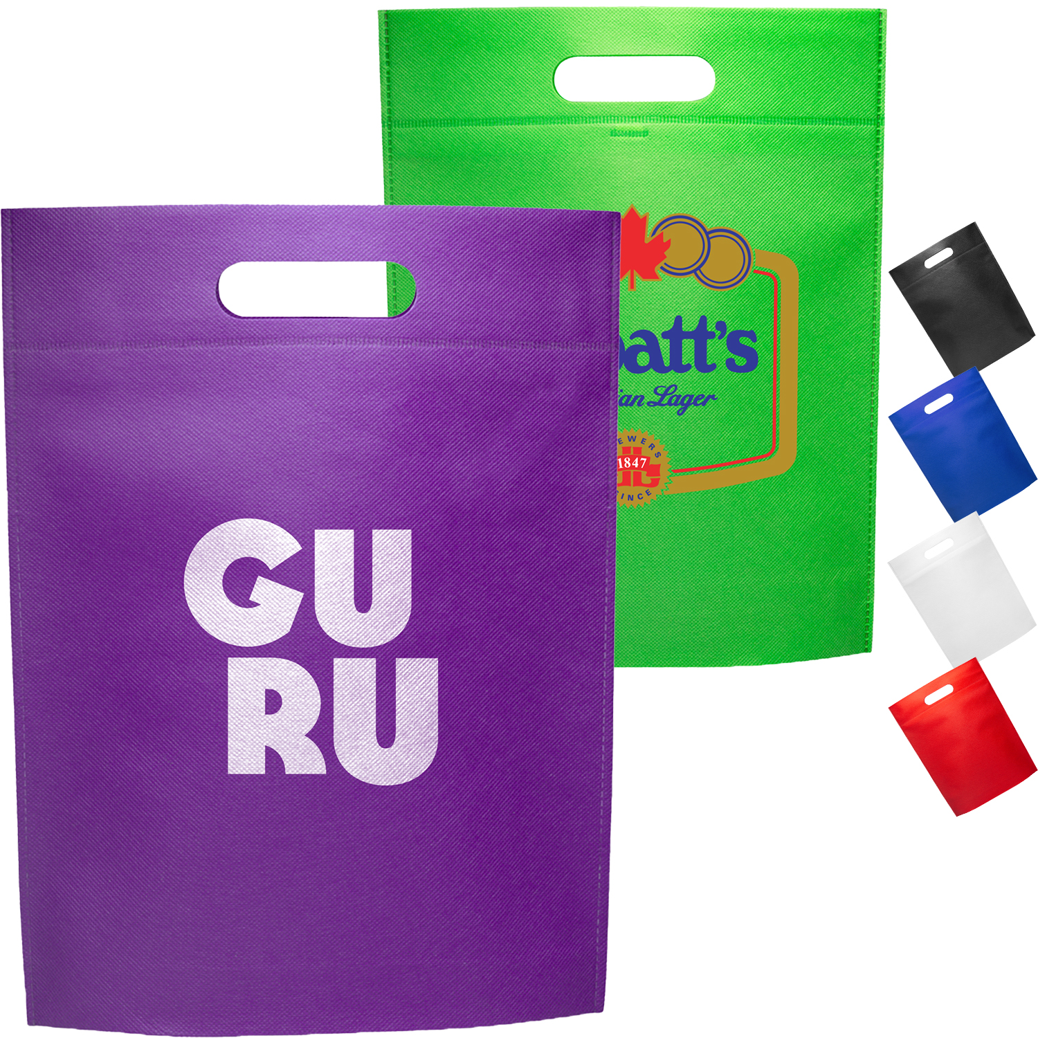 Recyclable Non Woven Tote Bag (11" x 14" x 2.5")
