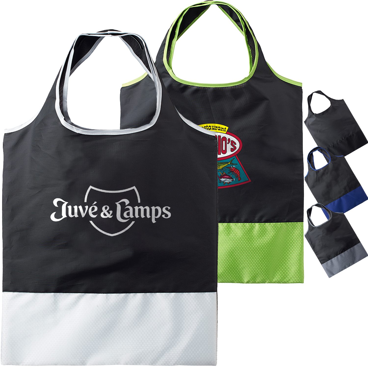 Clemenza Large Polyester Shopper Tote Bag