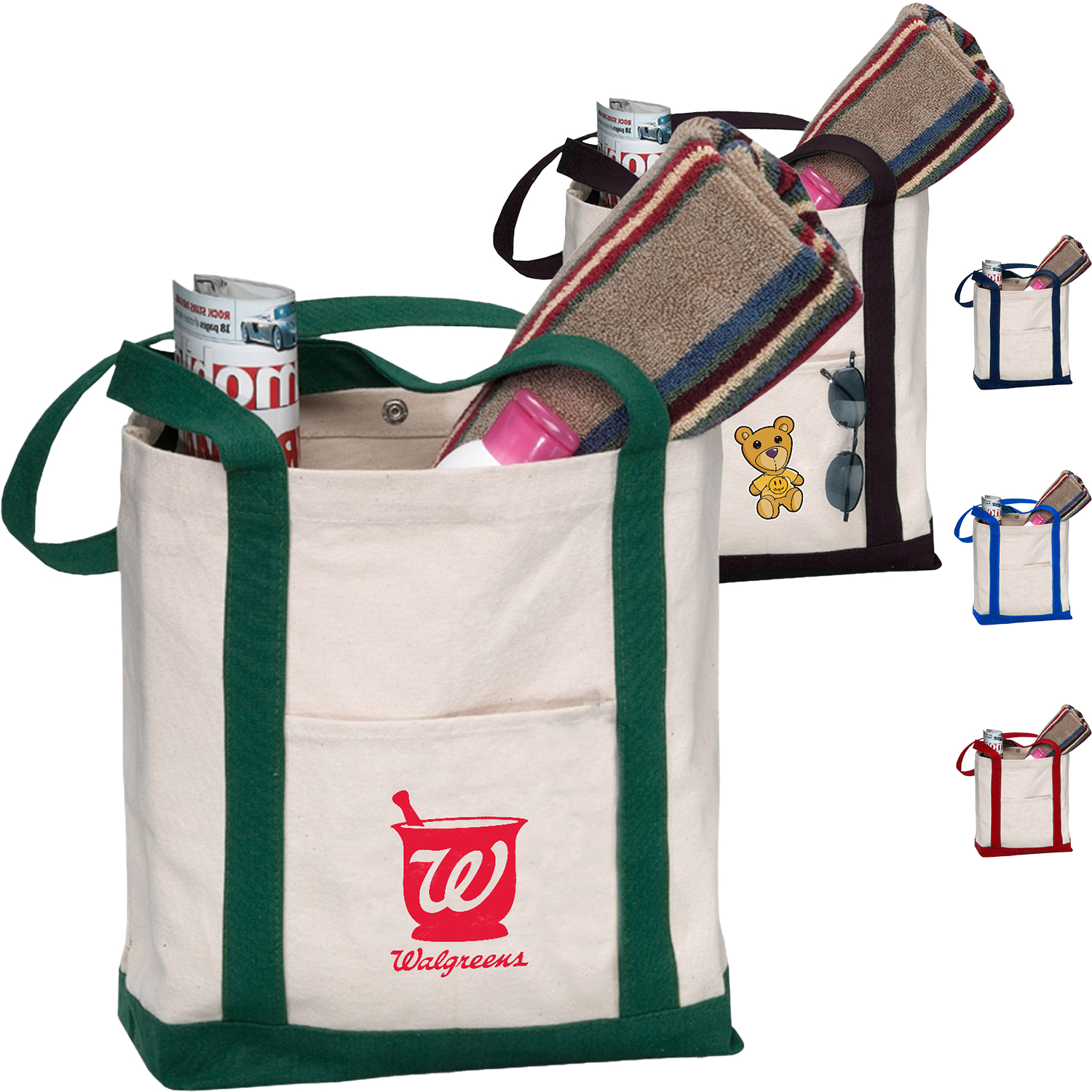Cotton Canvas Boat Bag