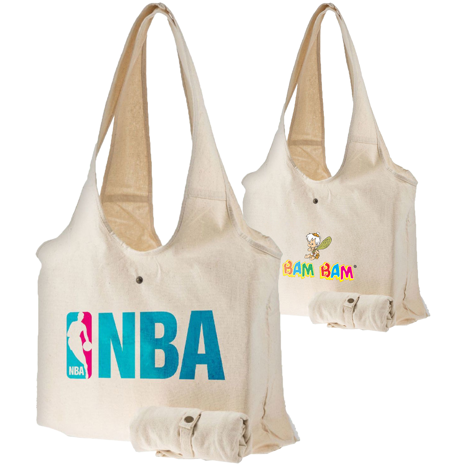 Foldable Cotton Canvas Sling Bag