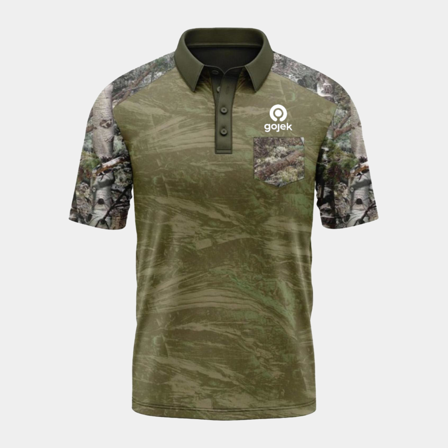 Mossy Oak® Men's 4.4 oz. Polyester Interlock Polo with Pocket