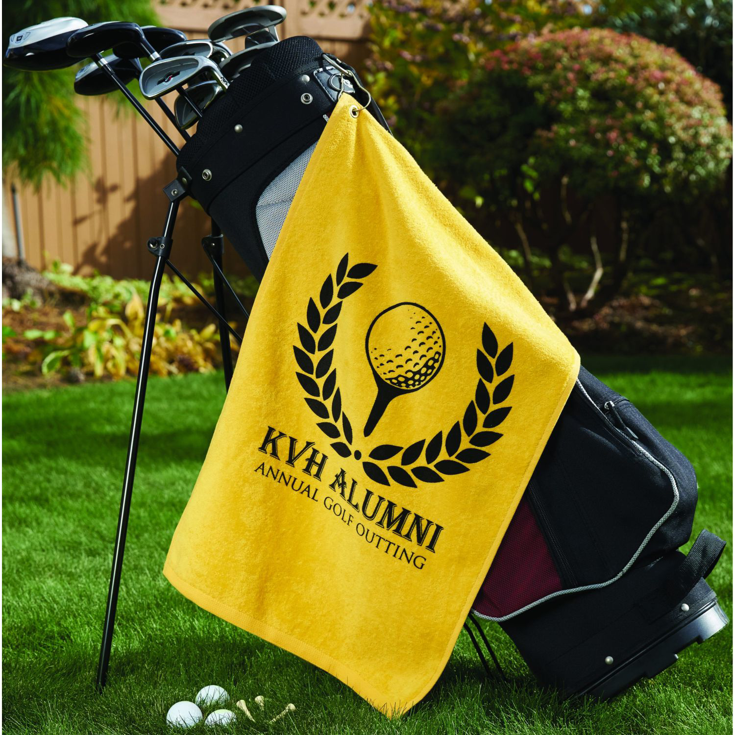 Quick Dry 200G Micro Fiber Golf Towel w/ Grommet & Hook