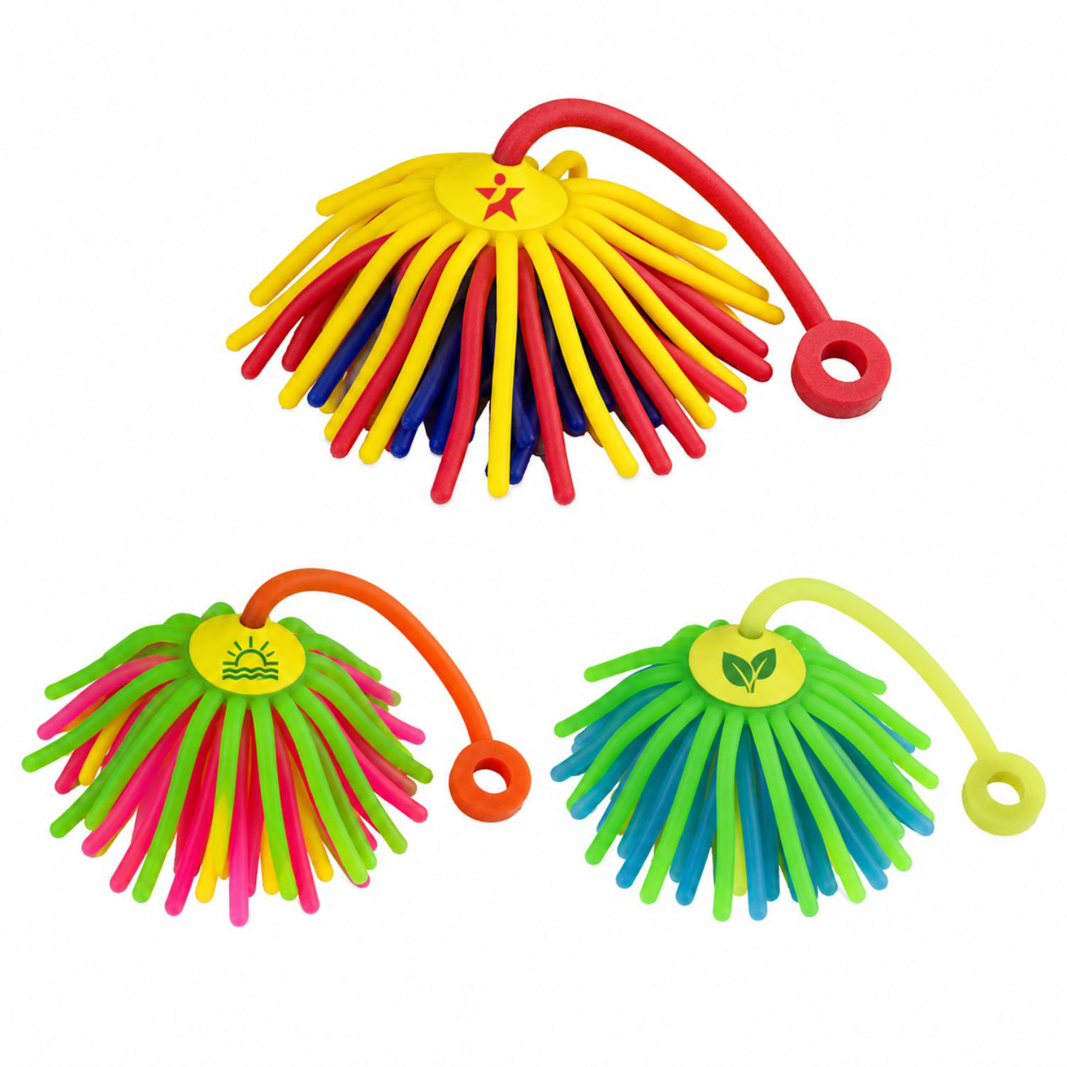 Jellyfish Yo-Yo Stress Toy — Rubbery Tether & Foam Cap
