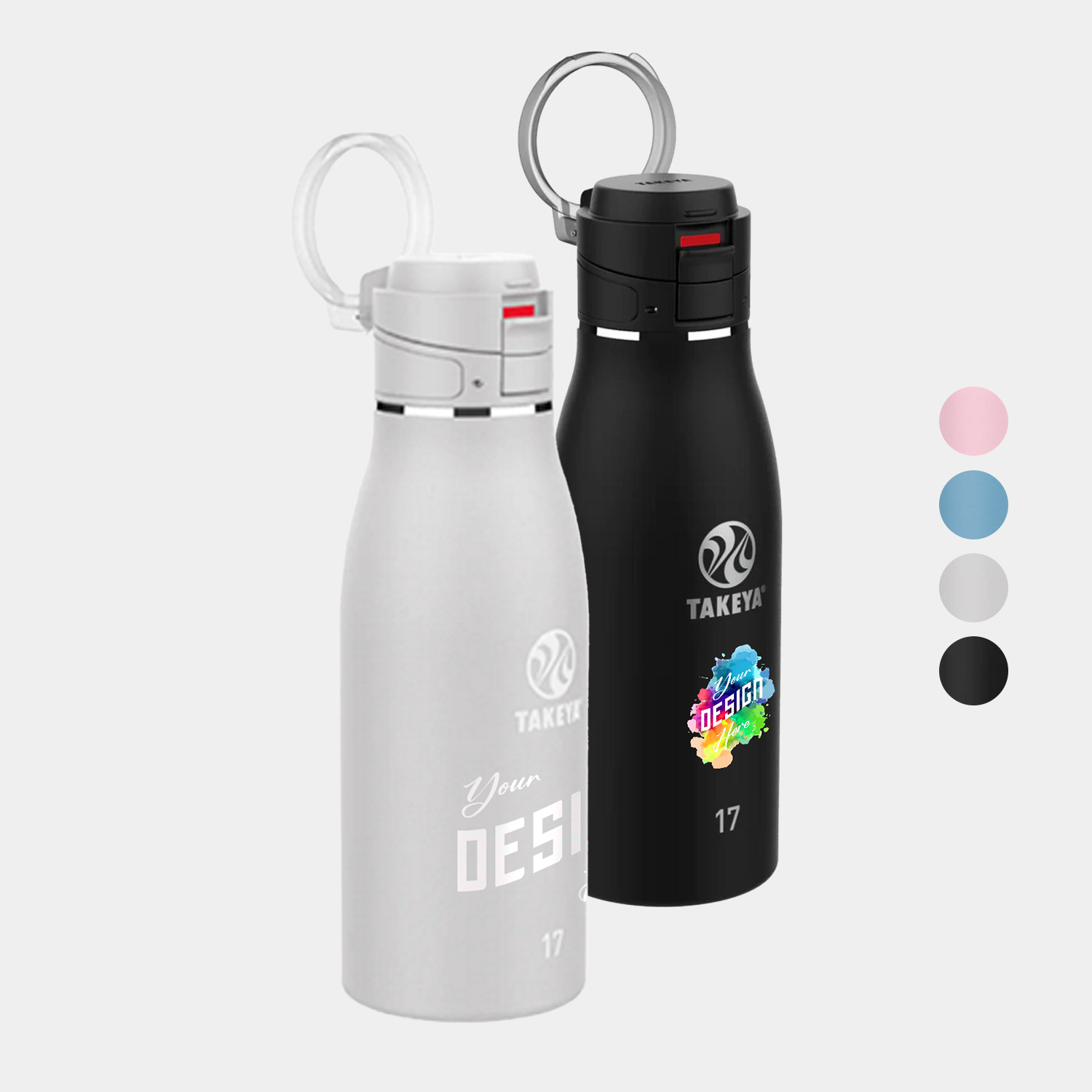 17 oz Takeya® Stainless Steel Insulated Traveler Coffee Bottle